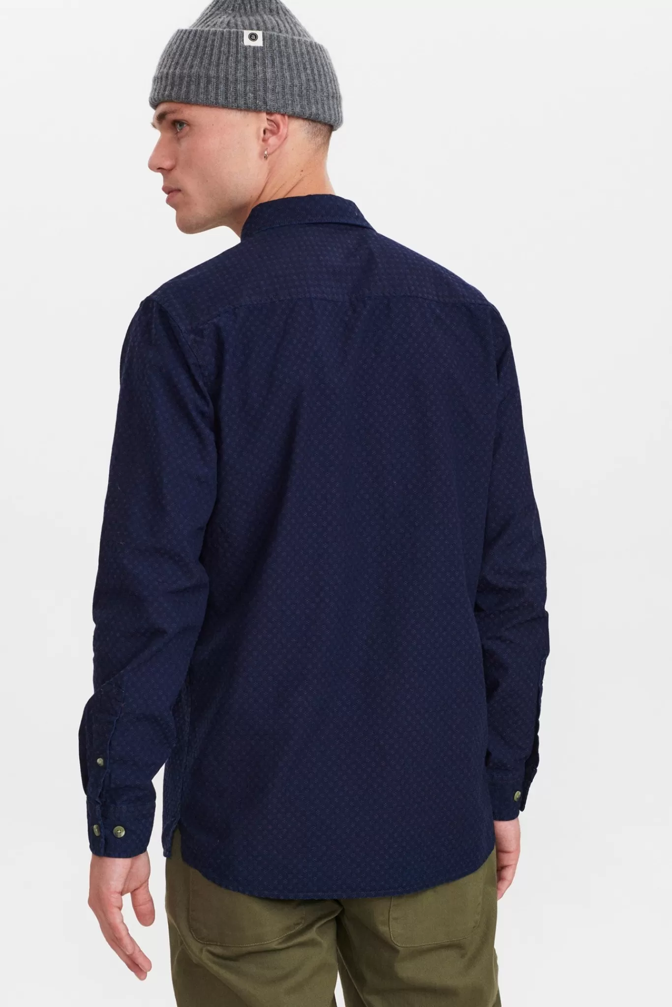 Anerkjendt Shirts<Aklouis Jacquard Shirt - Sky Captain