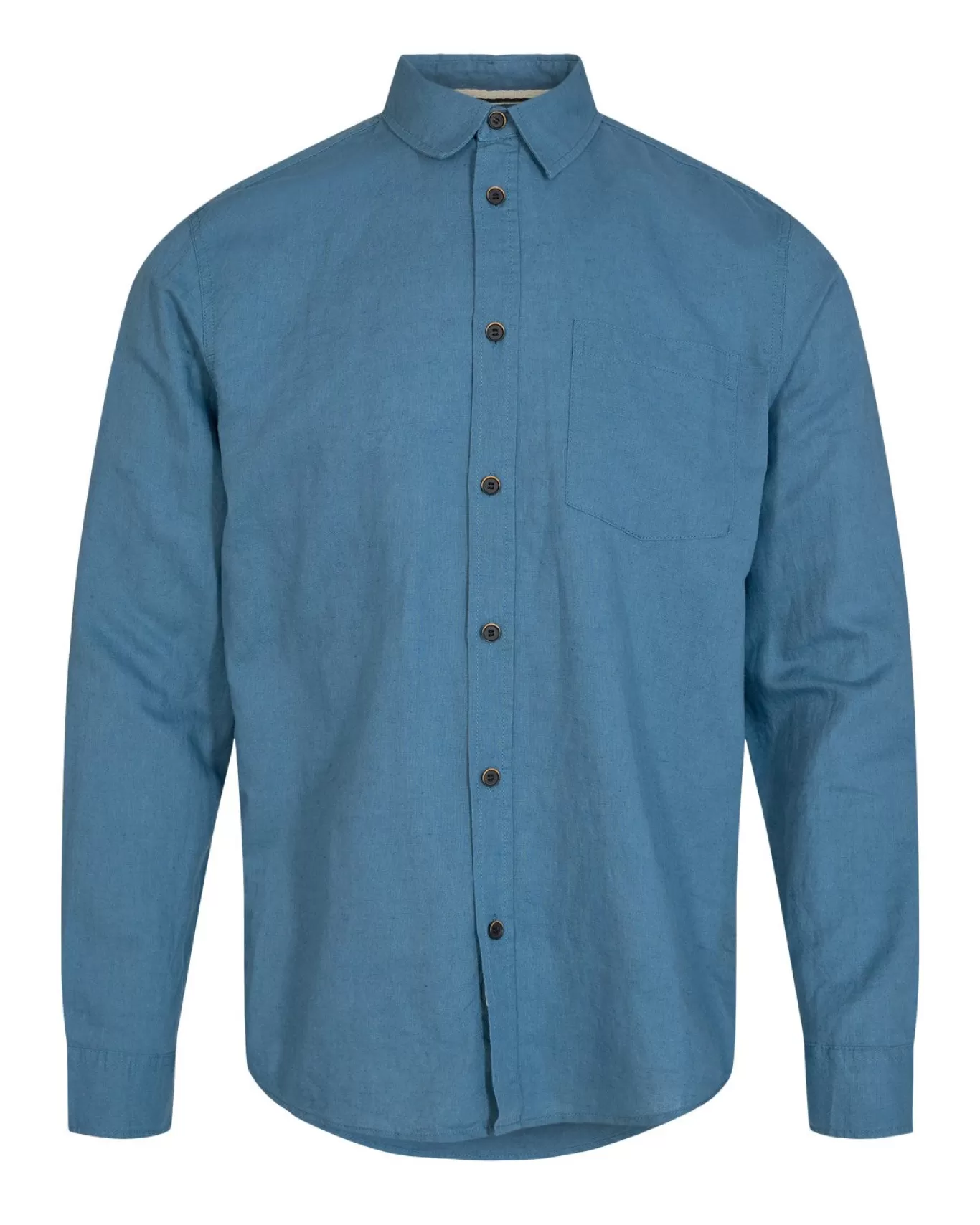 Anerkjendt Shirts<Aklouis Linen Shirt - Copen Blue