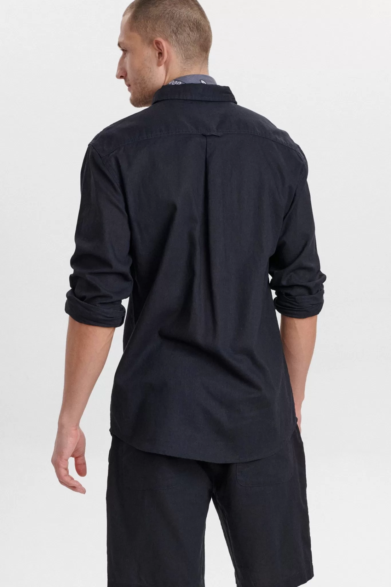 Anerkjendt Shirts<Aklouis Linen Shirt - Dark Navy