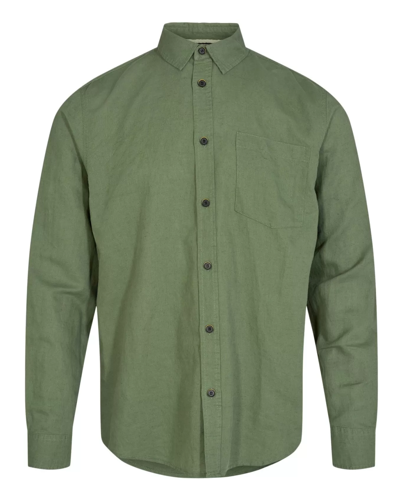 Anerkjendt Shirts<Aklouis Linen Shirt - Olivine