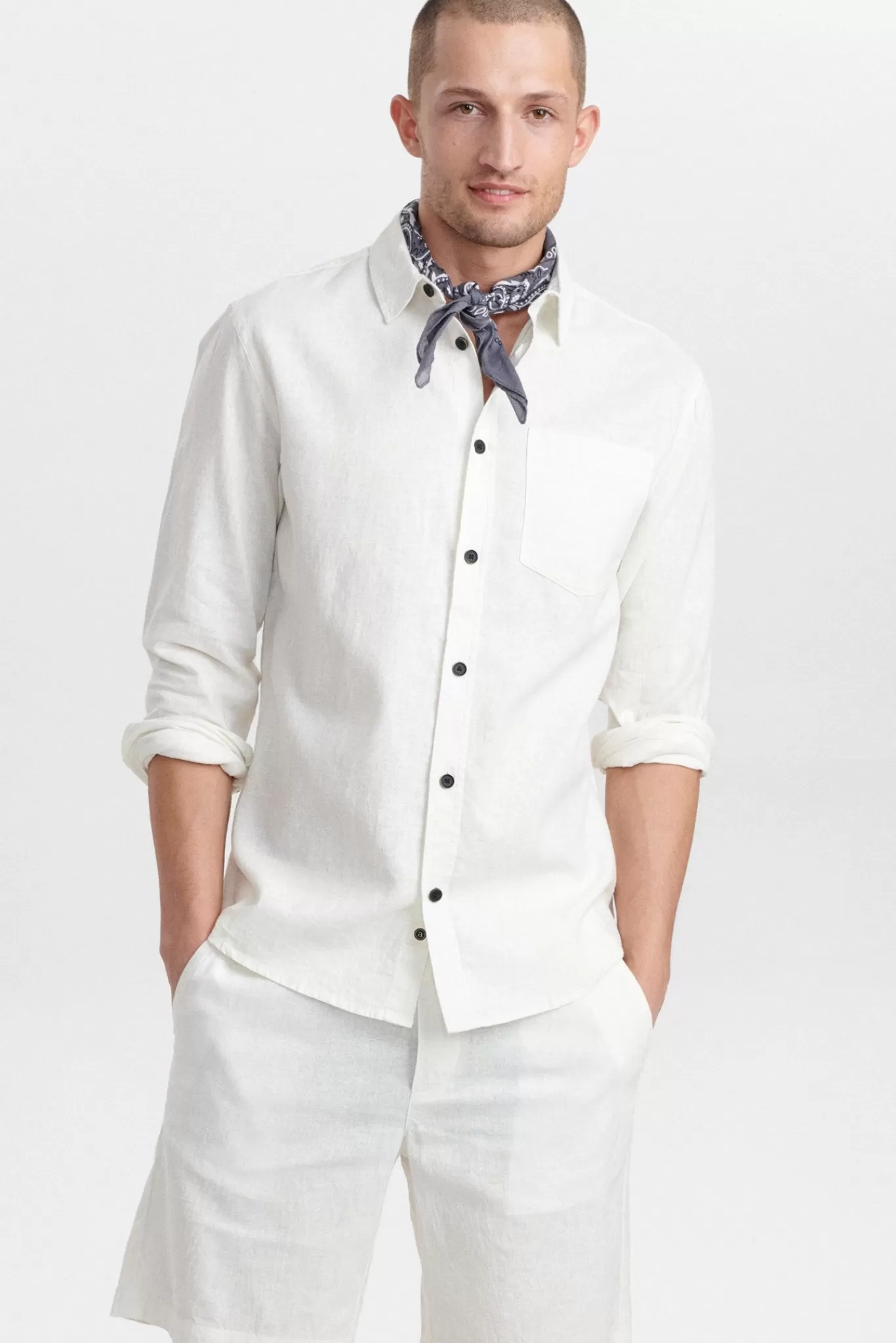 Anerkjendt Shirts<Aklouis Linen Shirt - Tofu