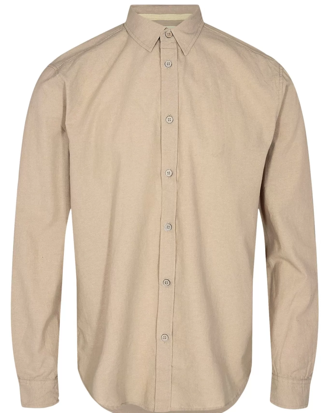 Anerkjendt Shirts<Aklouis L/S Linen Shirt - Brown Rice