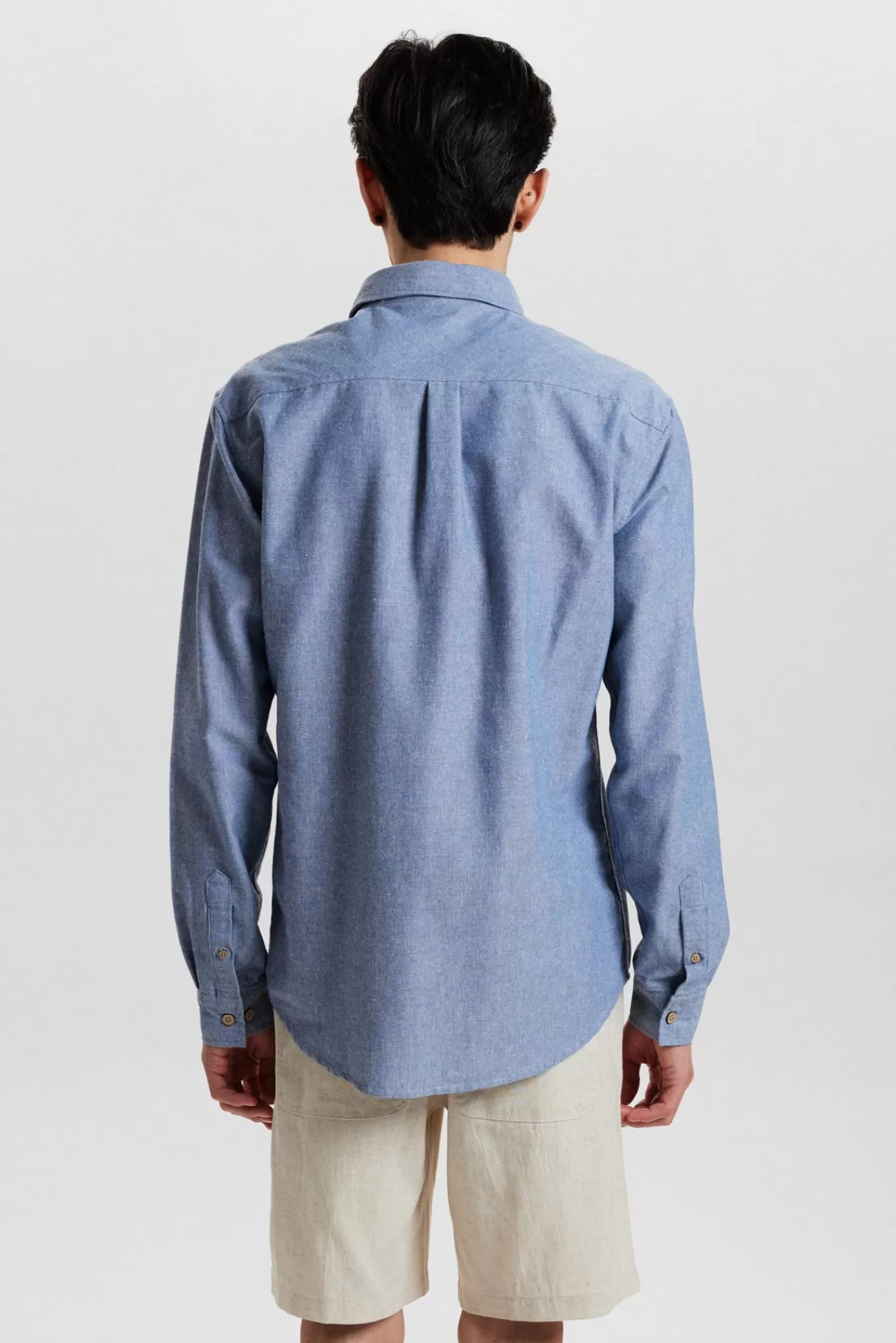 Anerkjendt Shirts<Aklouis L/S Linen Shirt - Indian Teal