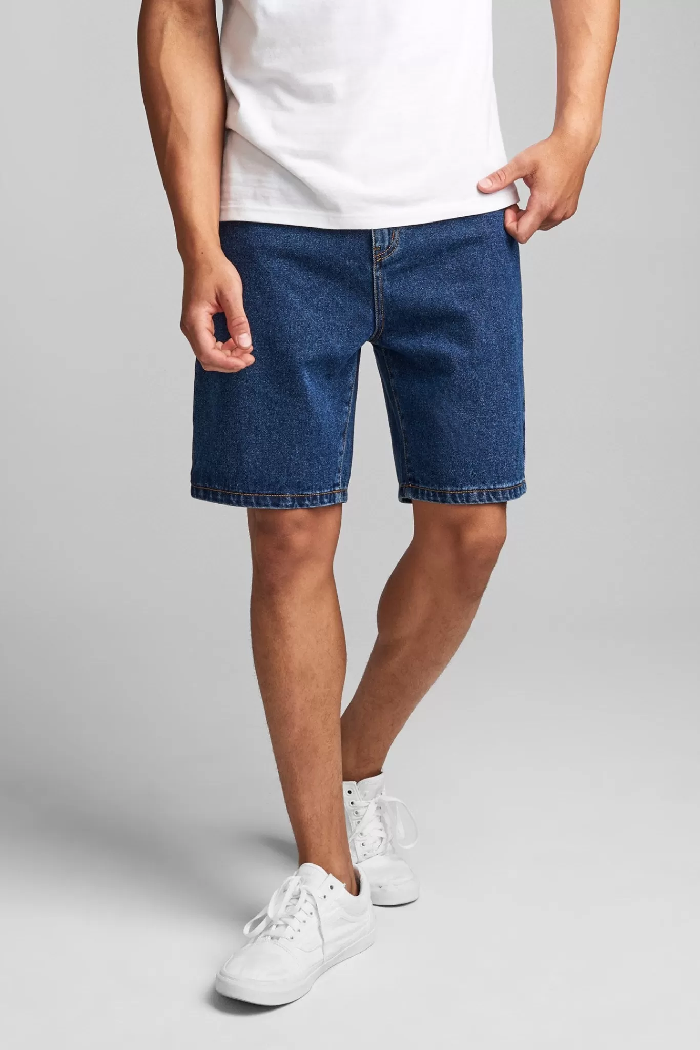 Anerkjendt Shorts<Aklt Dad Denim - Dark Blue Denim