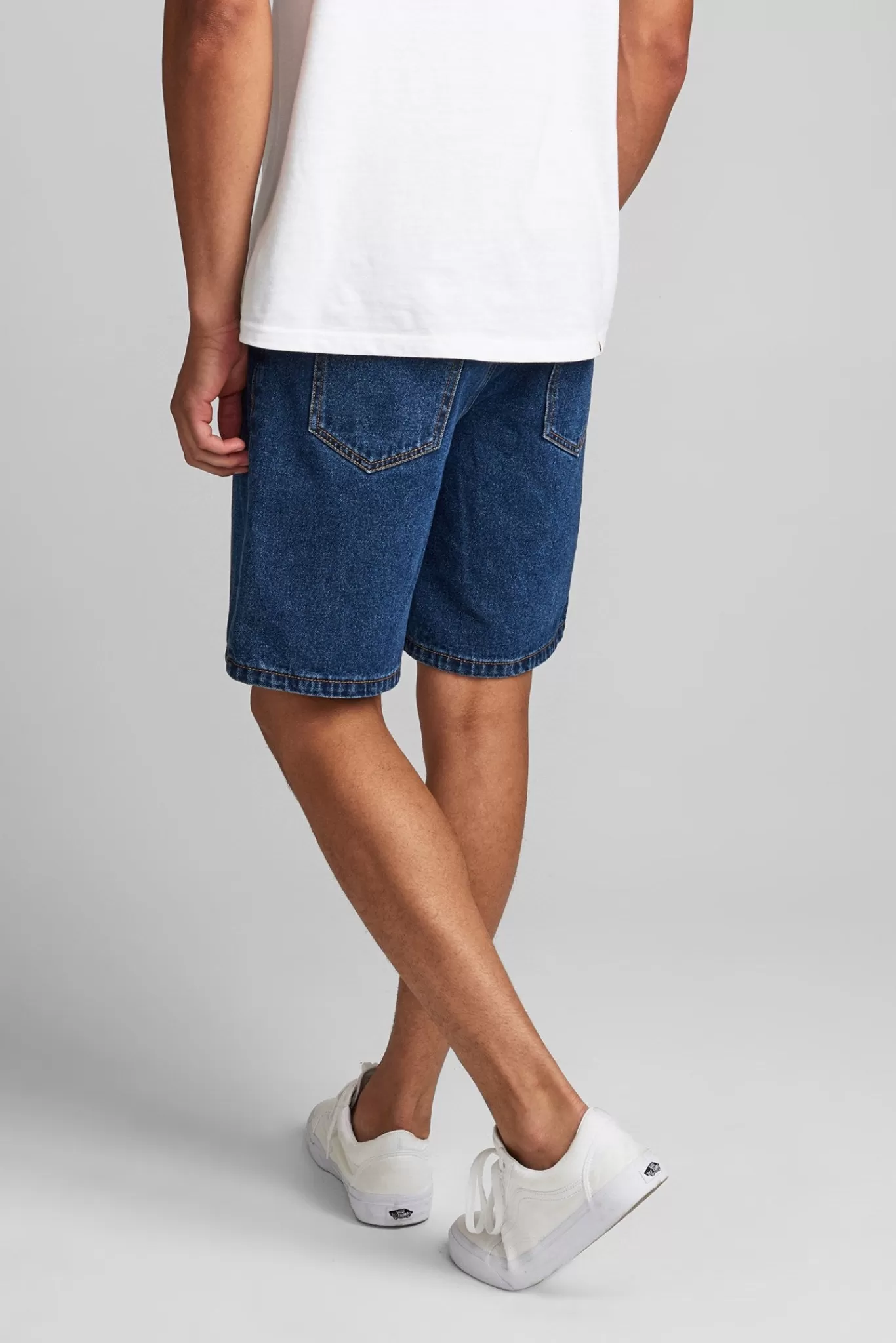 Anerkjendt Shorts<Aklt Dad Denim - Dark Blue Denim