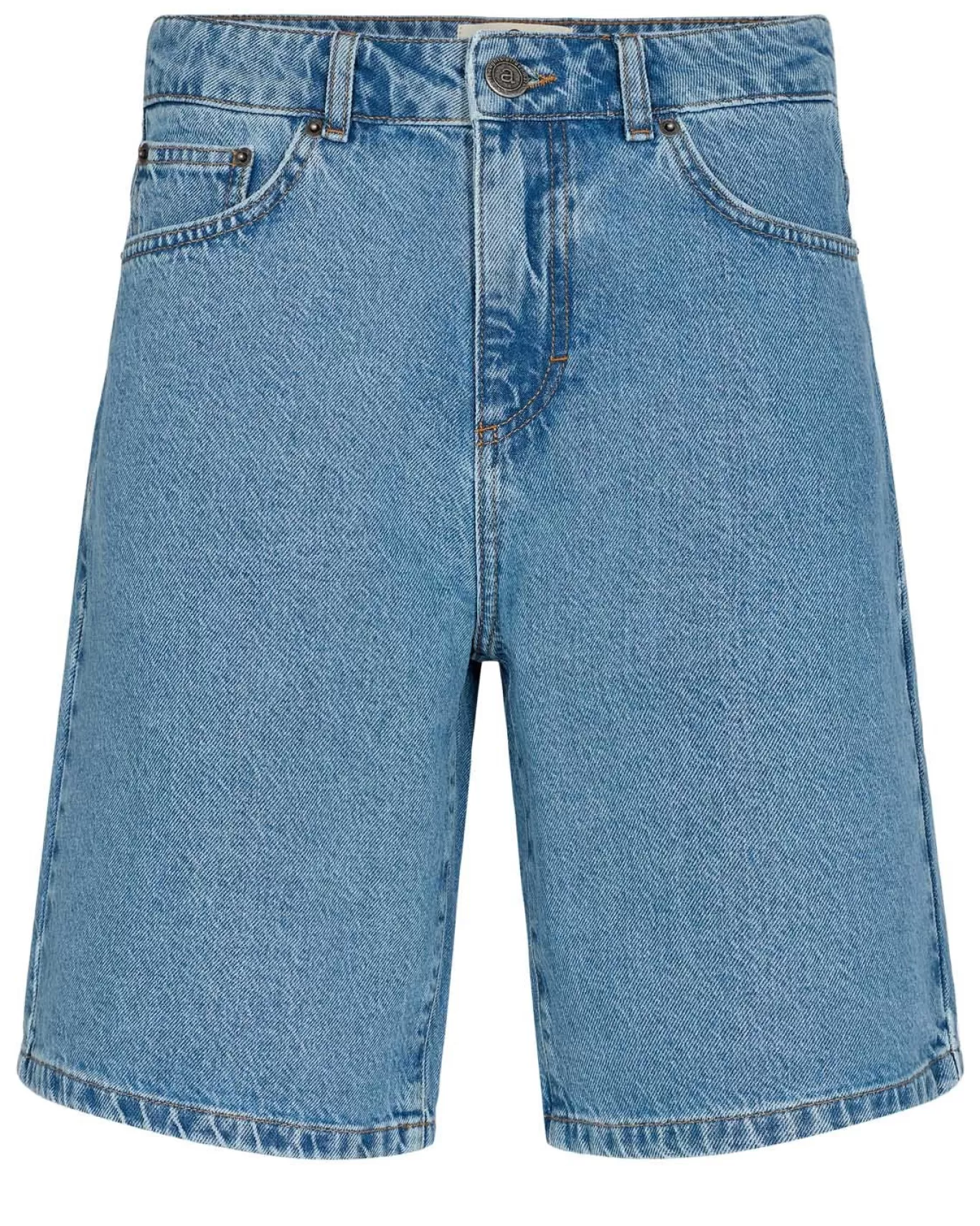 Anerkjendt Shorts<Aklt Dad Denim - Light Blue Denim