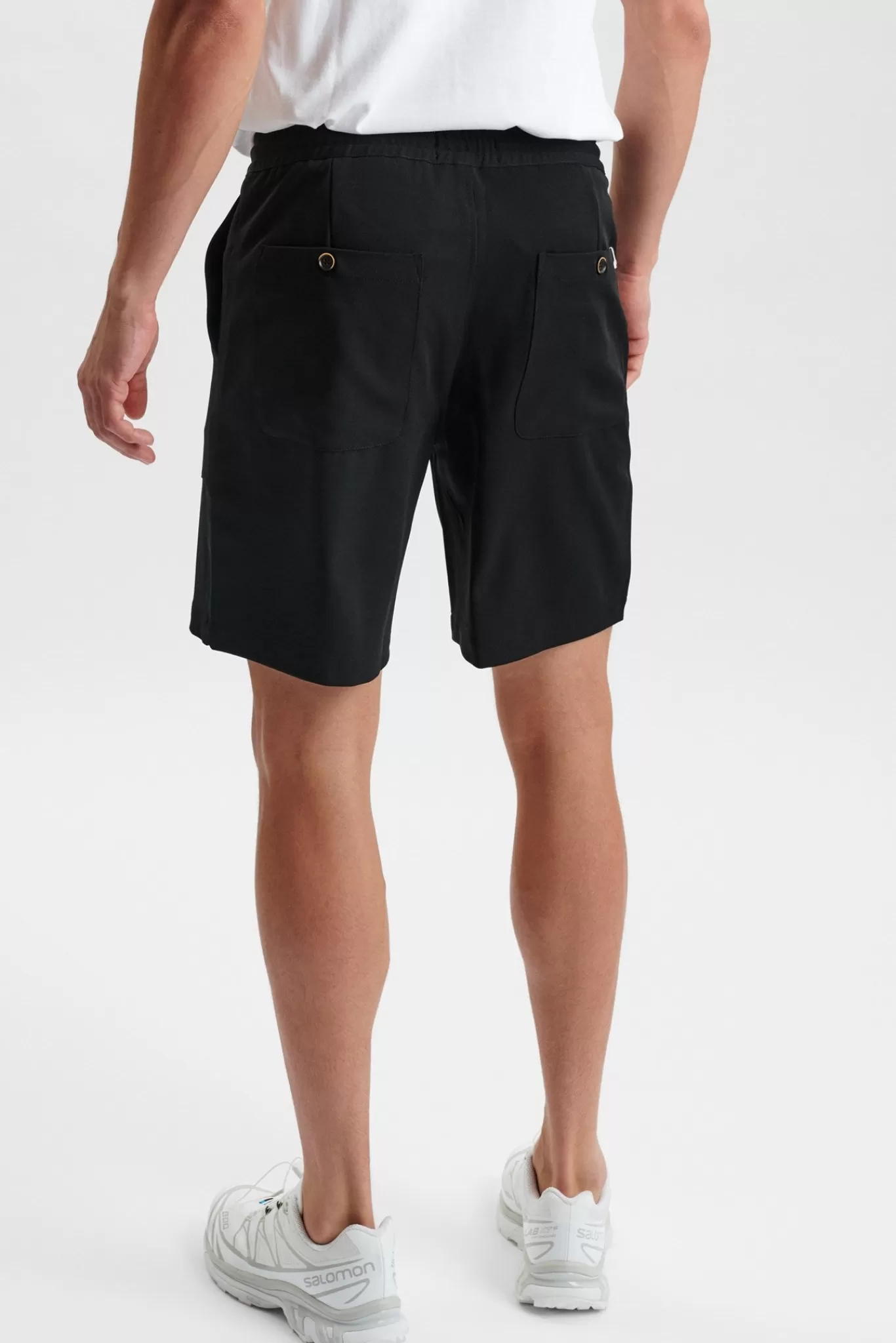 Anerkjendt Shorts<Aklt Jan Elasticated Shorts - Caviar