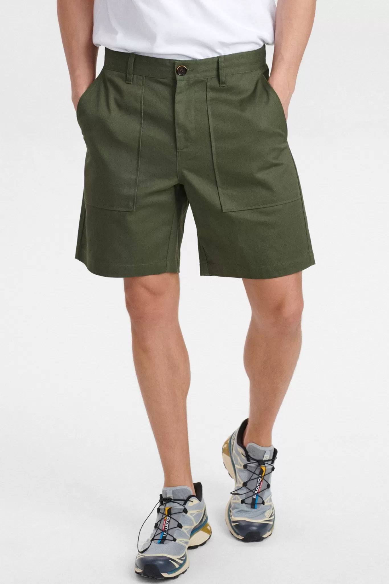 Anerkjendt Shorts<Aklt Jan Fattique Worker Shorts - R. Green