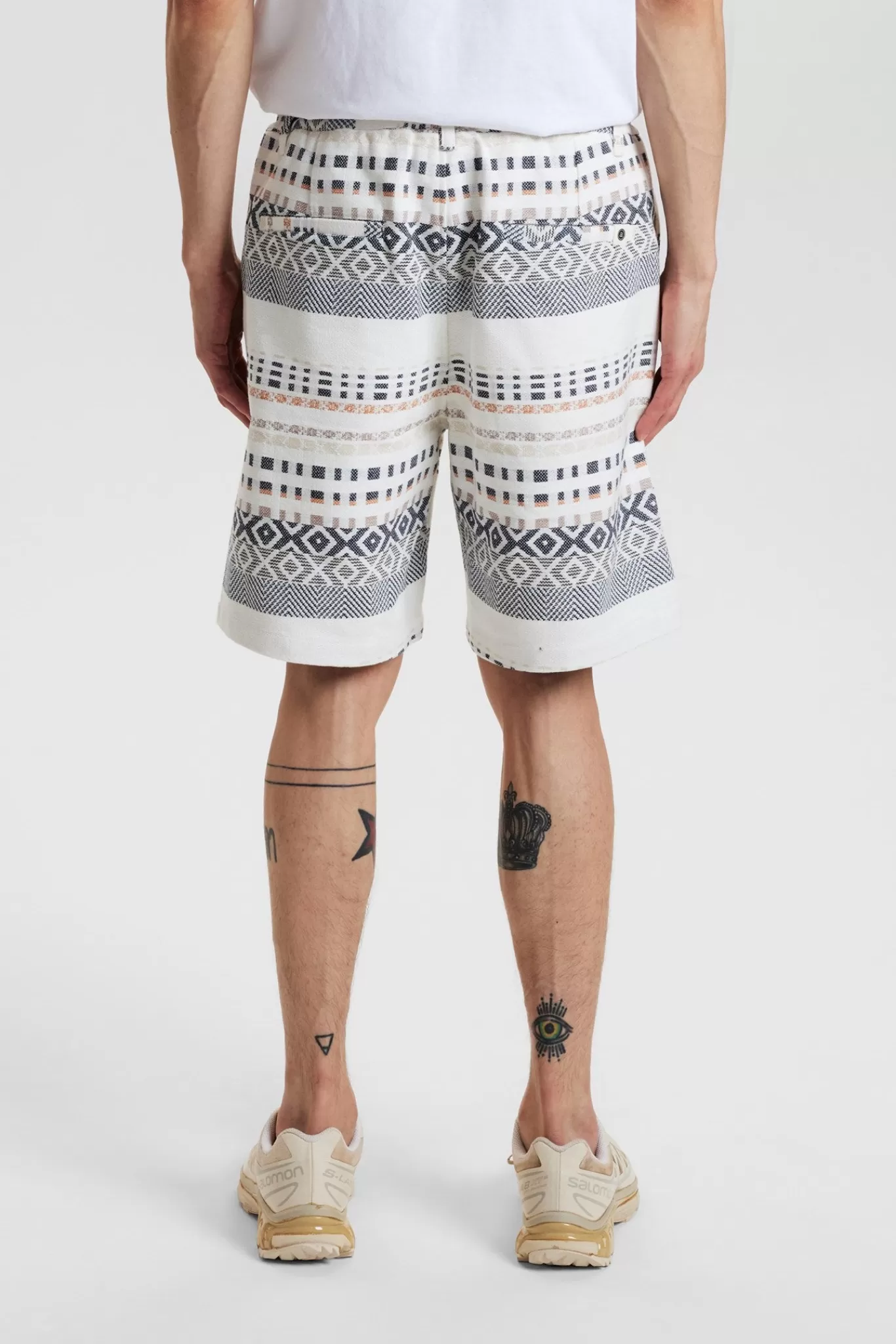 Anerkjendt Shorts<Aklt Jan Jacquard - Tofu