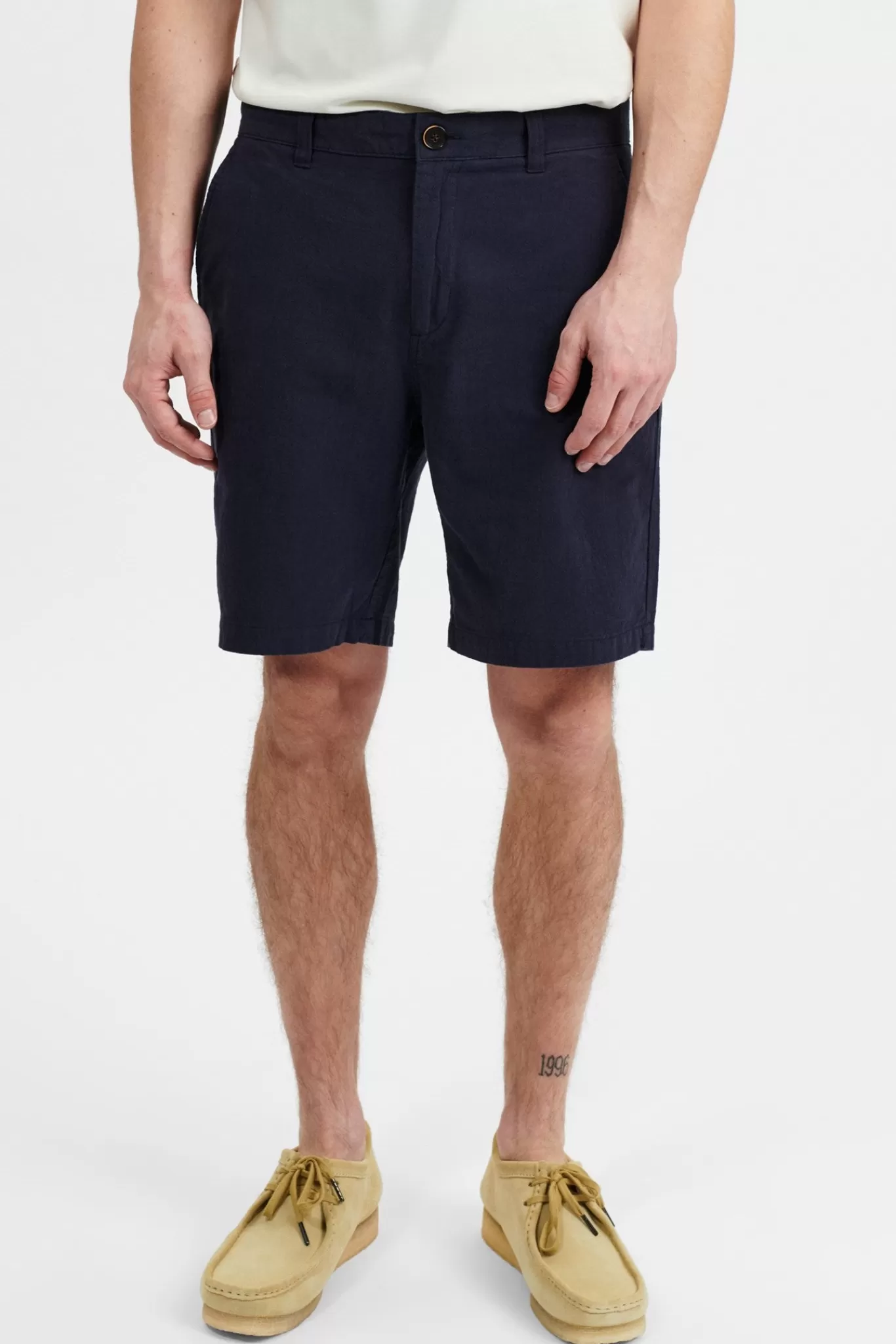 Anerkjendt Shorts<Aklt Jan Seer Sucker Paspel Shorts - Sky Captain