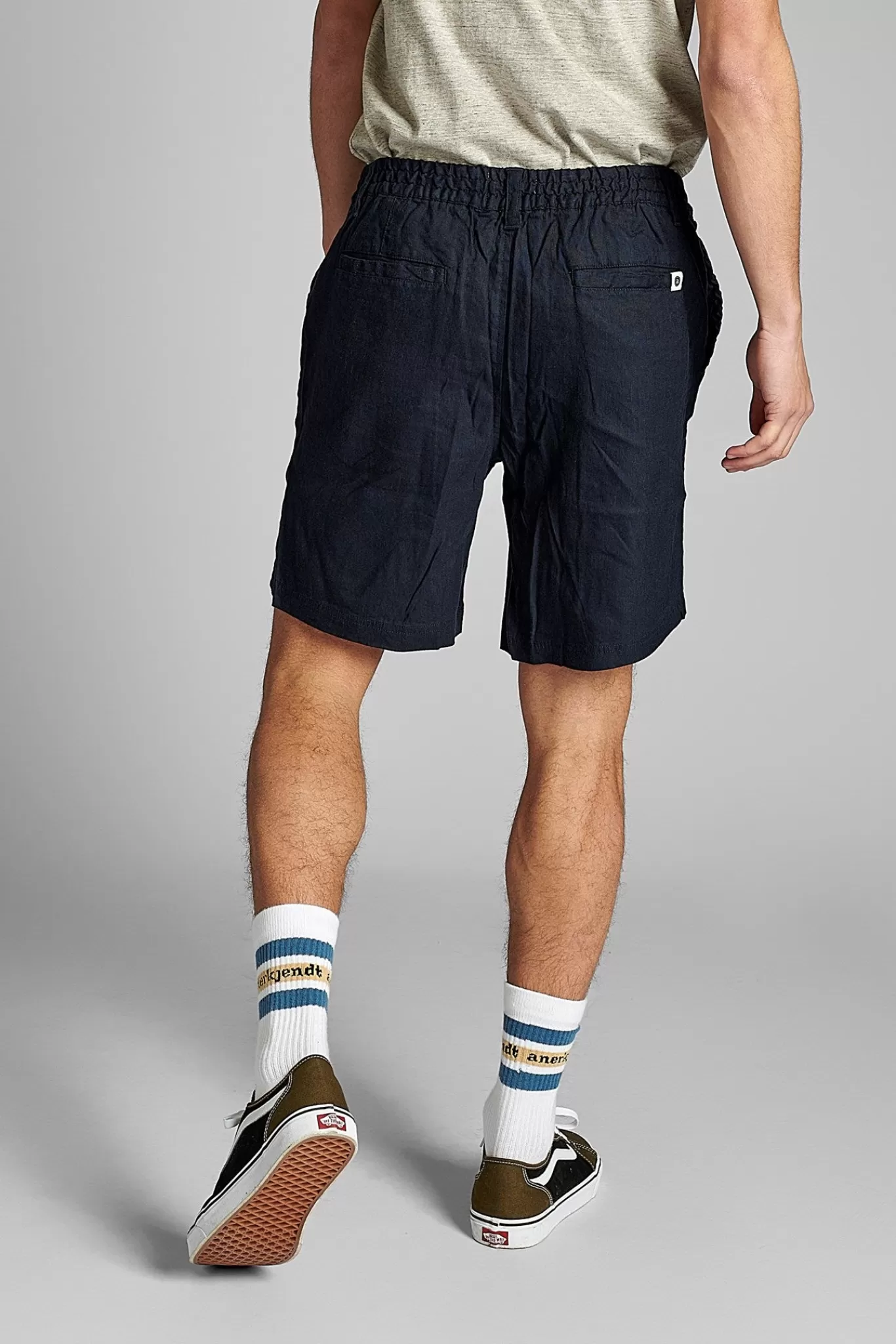 Anerkjendt Shorts<Aklt John Linen - Sky Captain