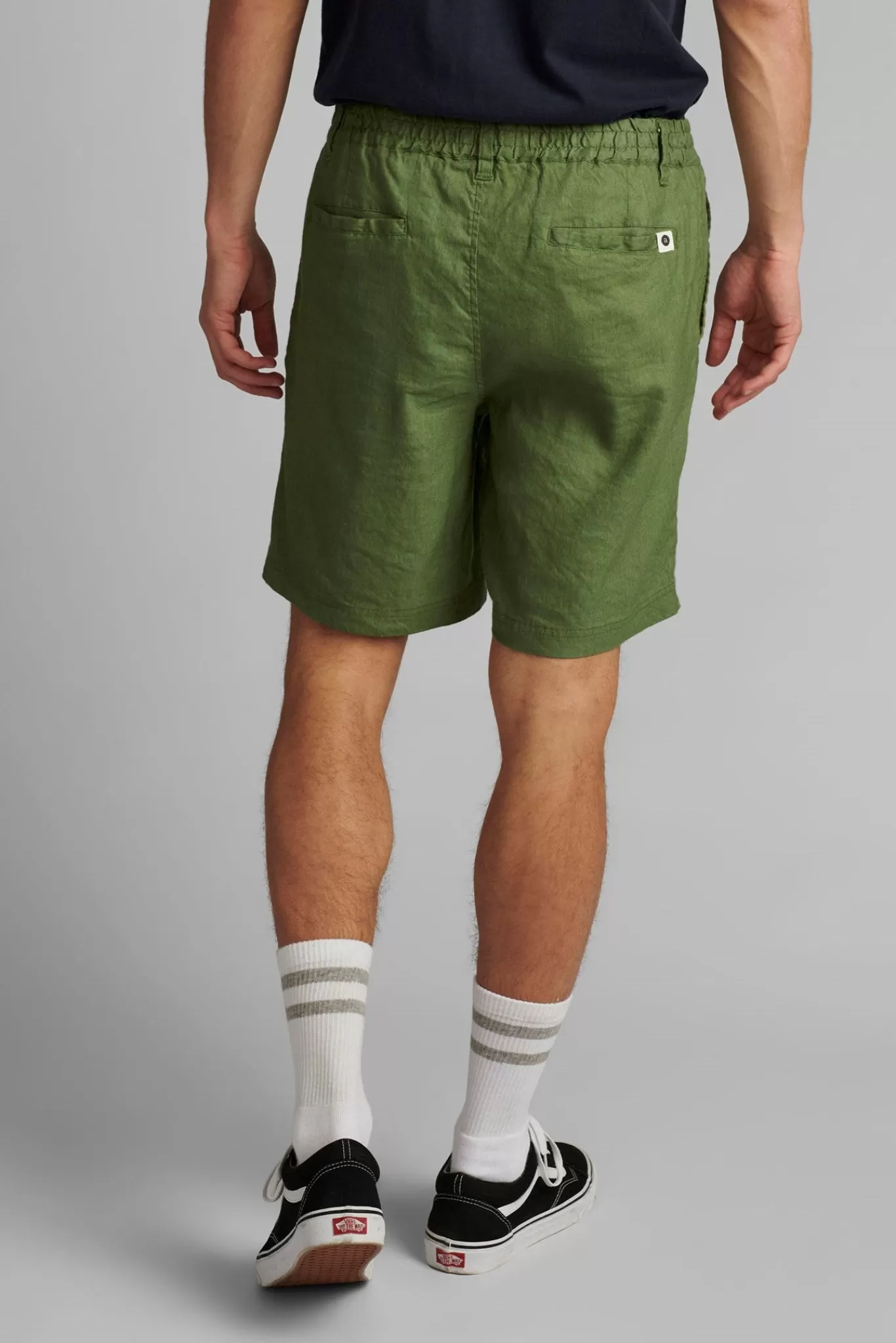 Anerkjendt Shorts<Aklt John Linen - Vineyard Green