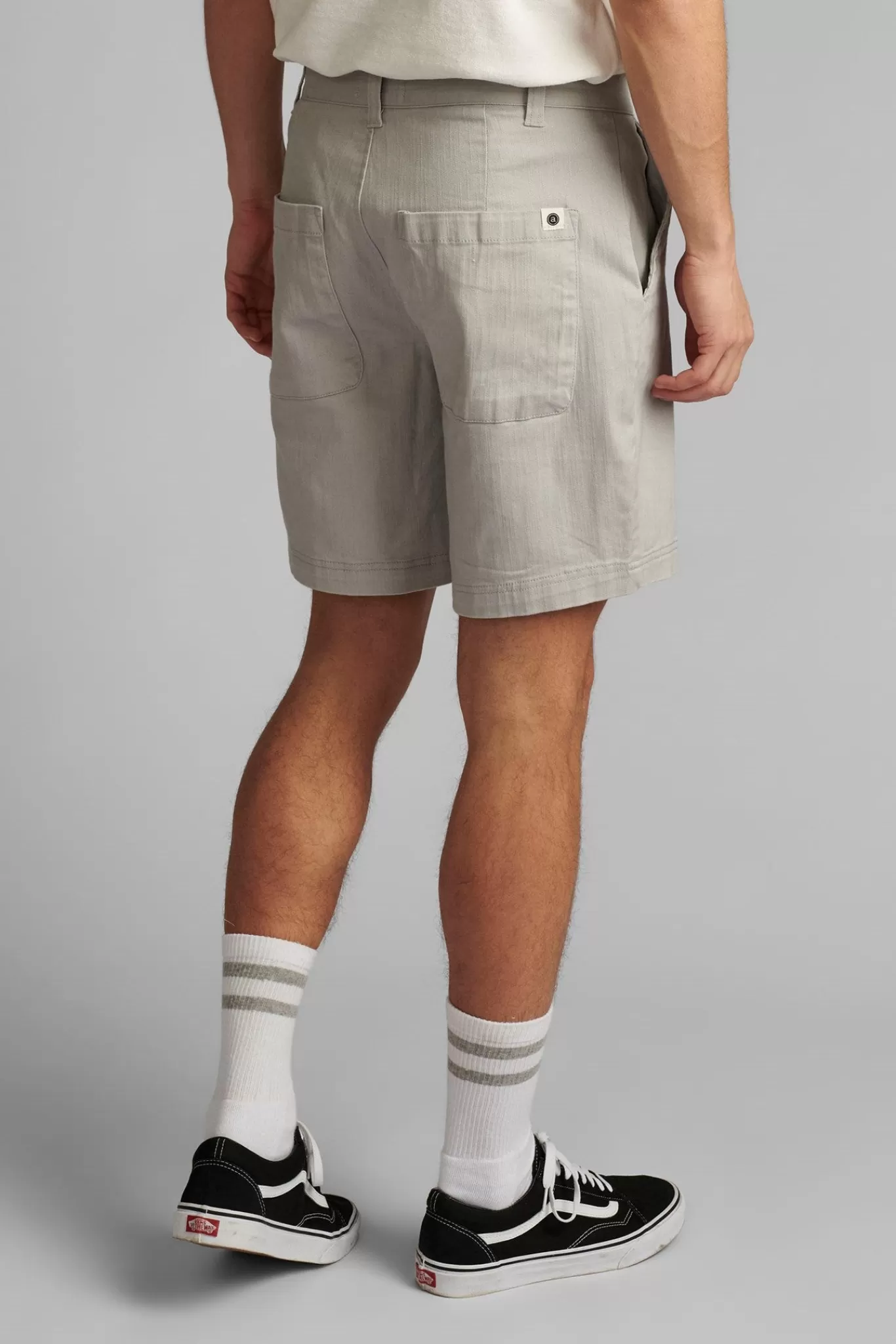 Anerkjendt Shorts<Aklt John Organic - Glacier Gray