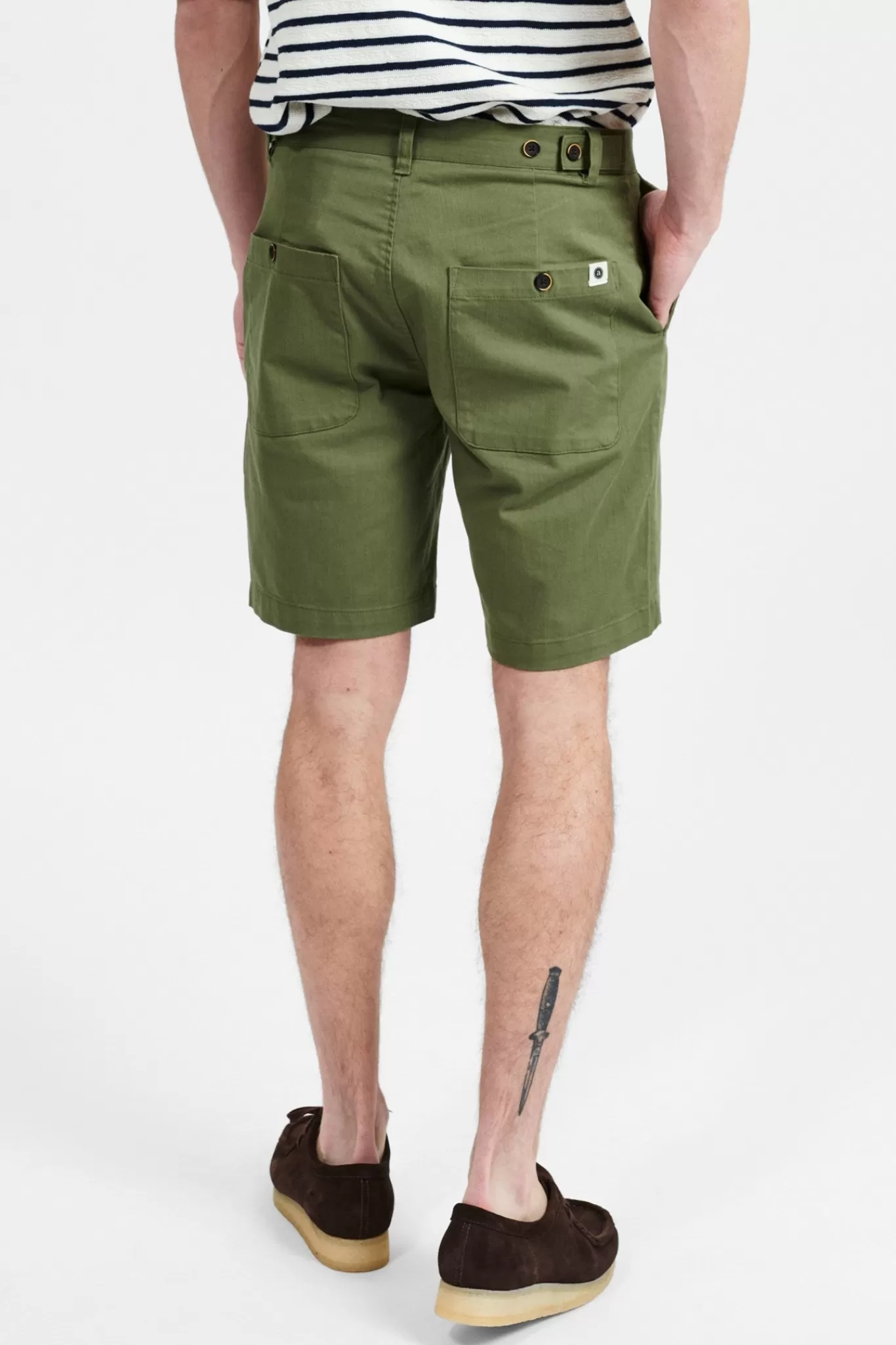 Anerkjendt Shorts<Aklt John Organic Shorts - Olivine