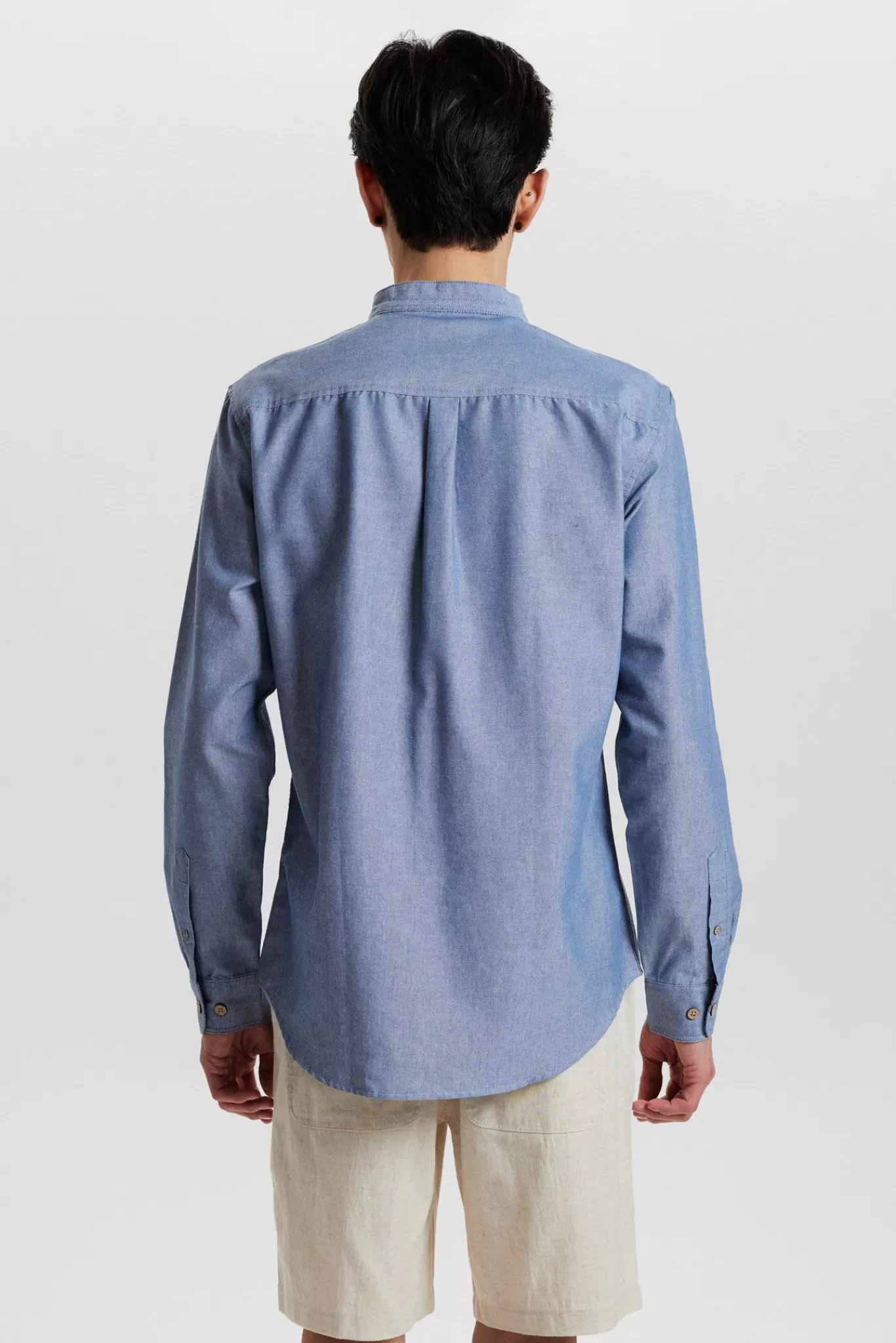 Anerkjendt Shirts<Aklukas L/S Cot/Linen Shirt - Indian Teal