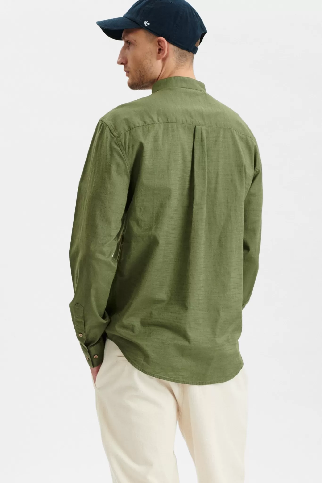 Anerkjendt Shirts<Aklukas Ls Structure Shirt - Olivine