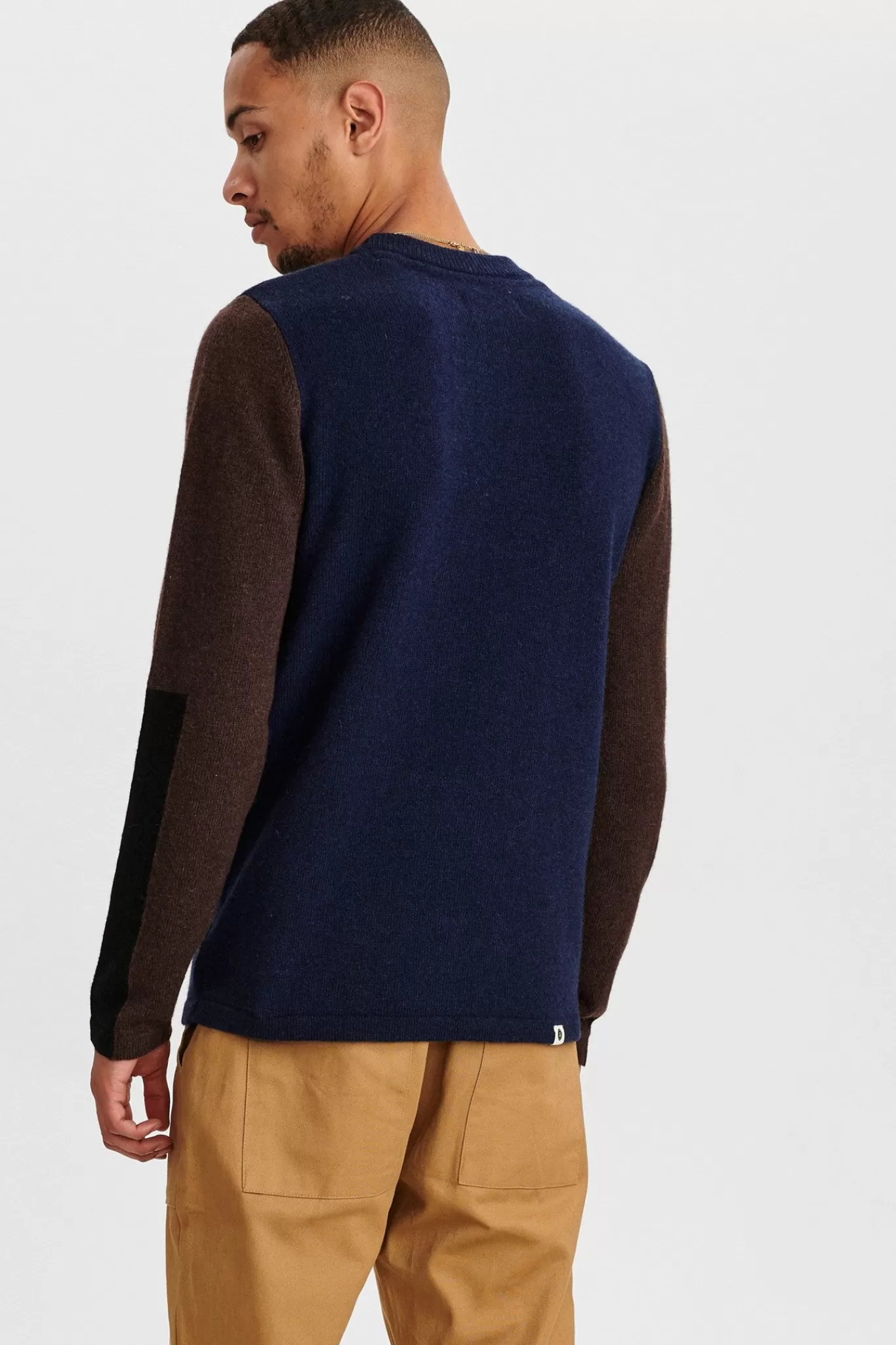 Anerkjendt Knits<Aknoah Labswool Colour Block - Sky Captain