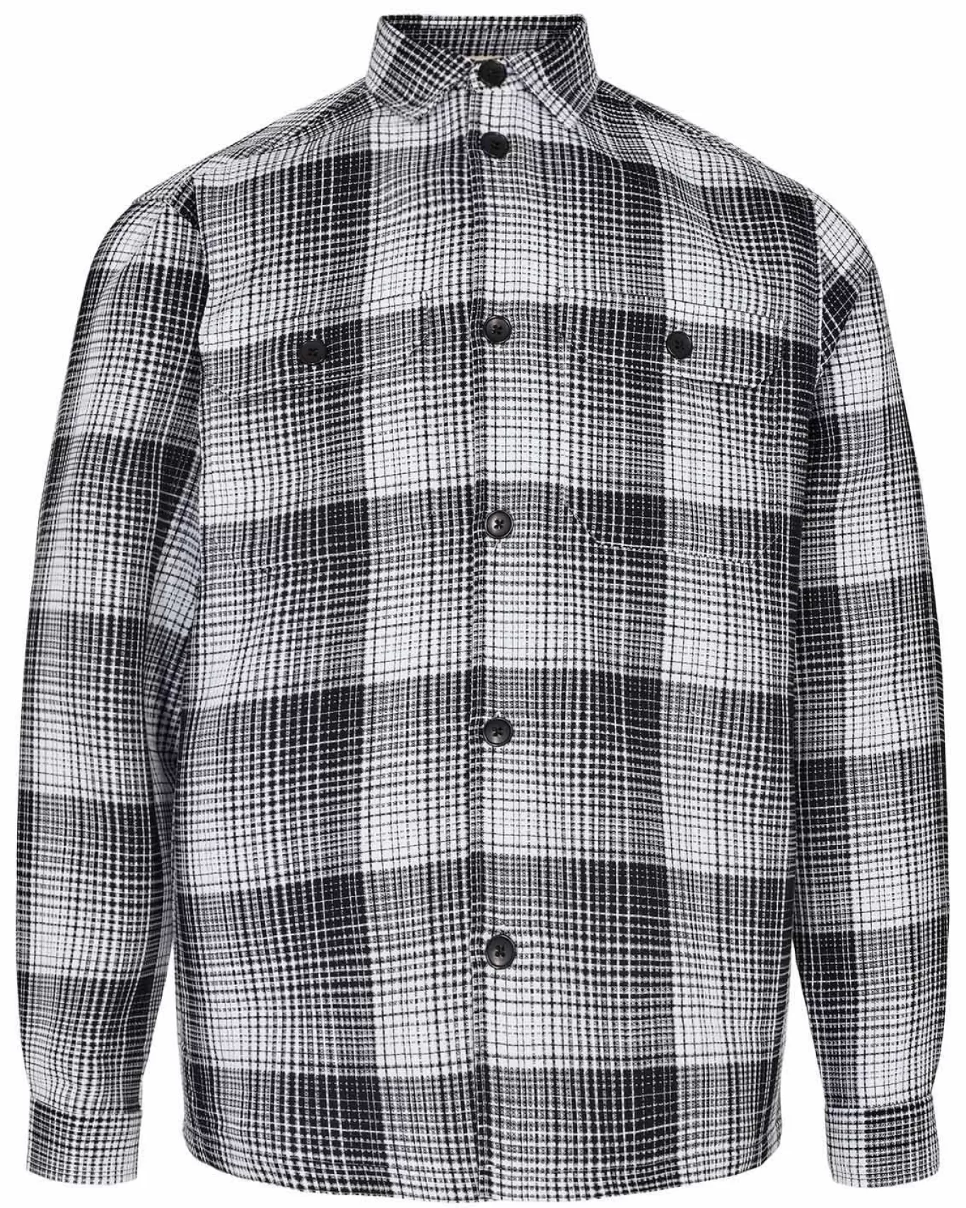 Anerkjendt Overshirts<Akoscar Checked Blackwhie Os - Caviar