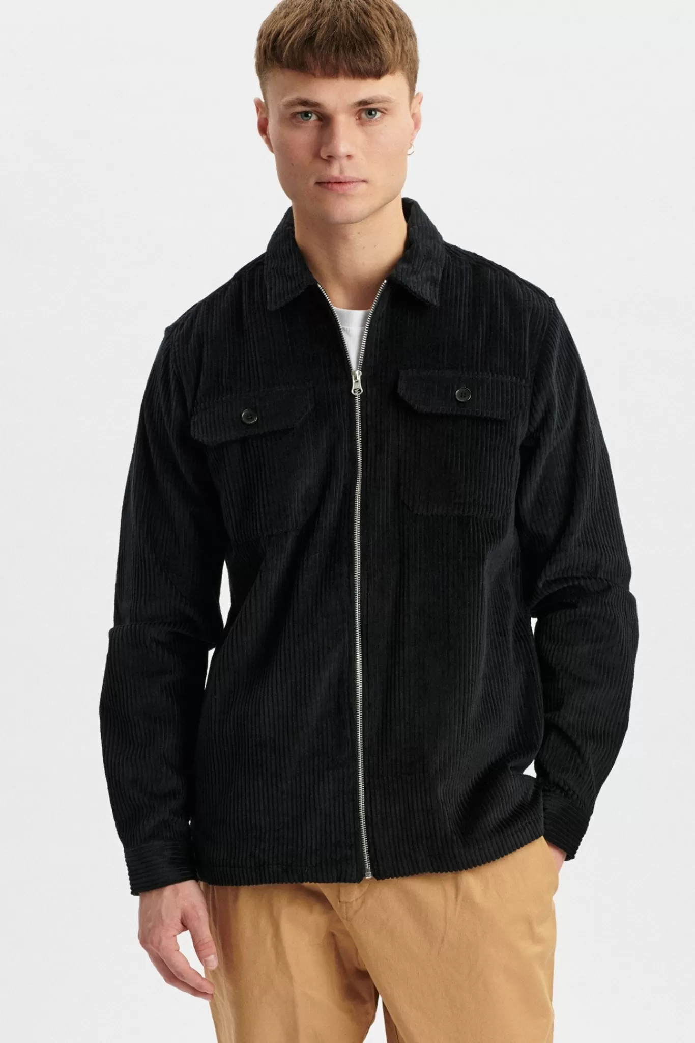 Anerkjendt Overshirts<Akoscar Corduroy Overshirt - Caviar