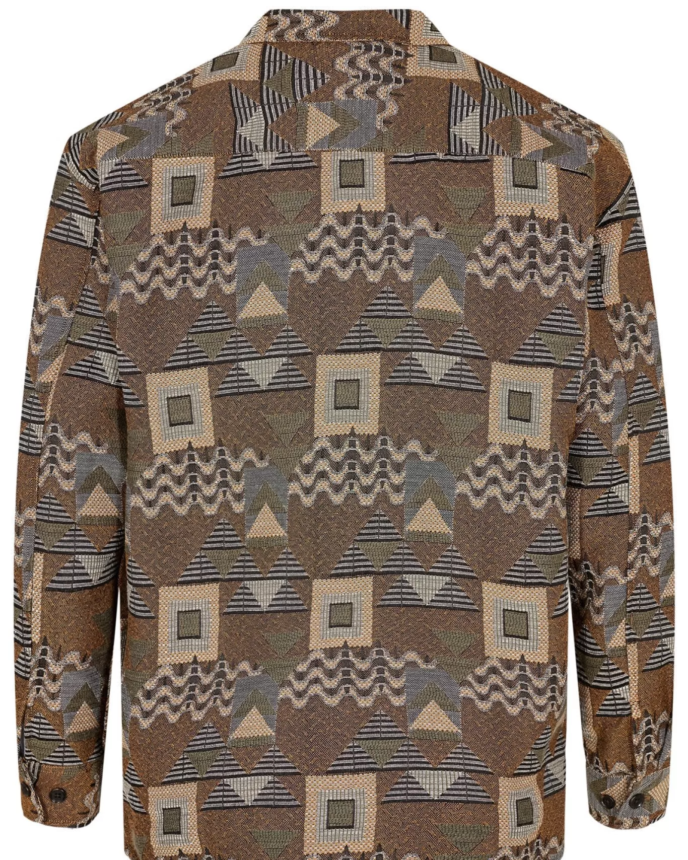 Anerkjendt Overshirts<Akoscar Jacquard Overshirt - Wood Thrush