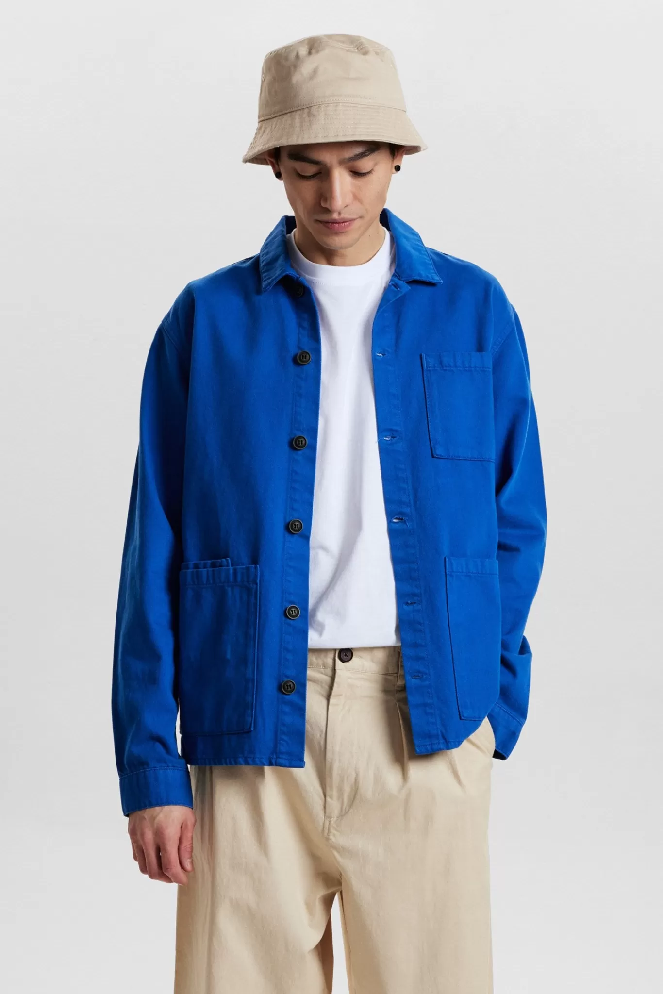 Anerkjendt Overshirts<Akoscar Twill Os - True Blue