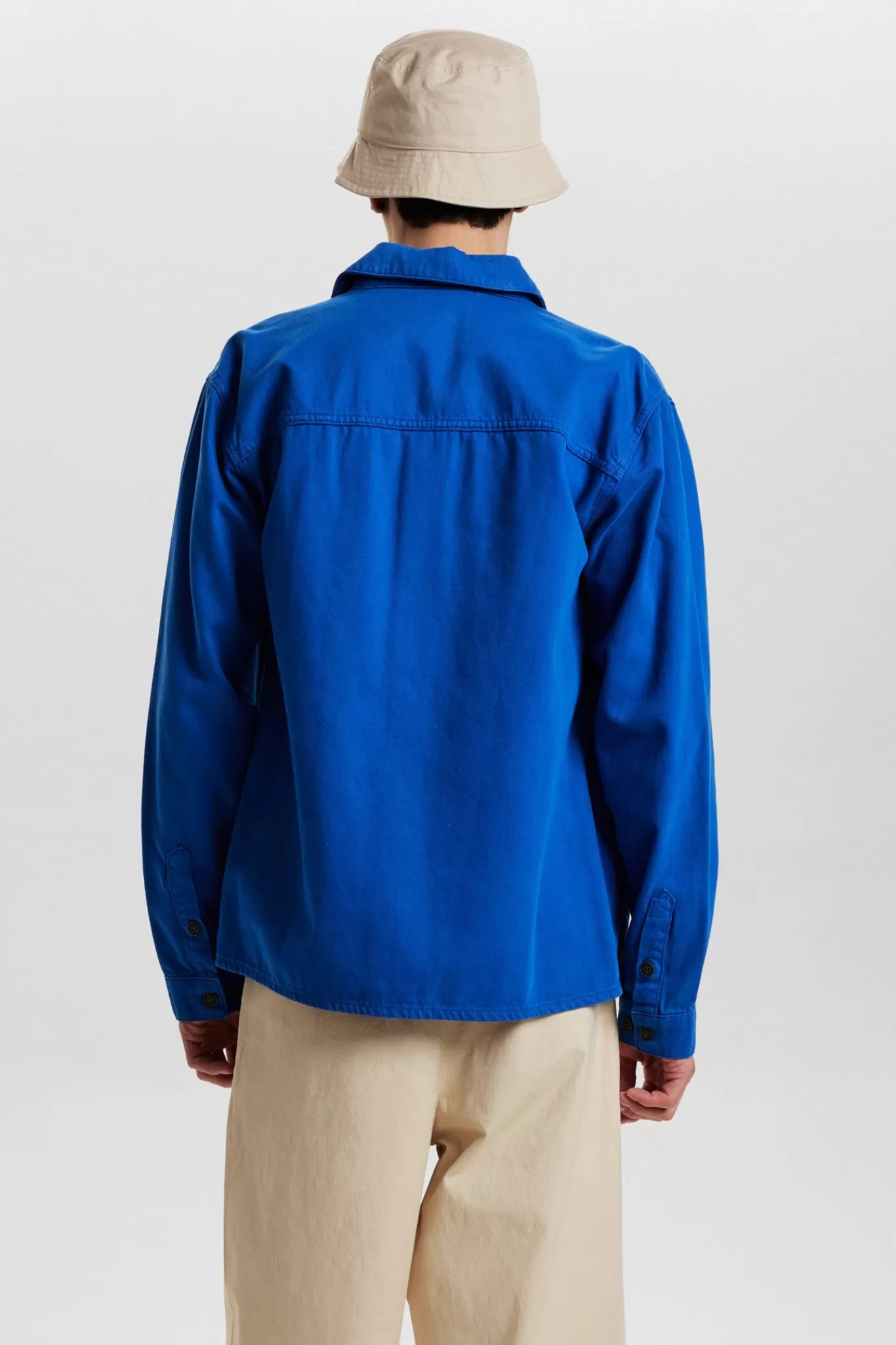 Anerkjendt Overshirts<Akoscar Twill Os - True Blue