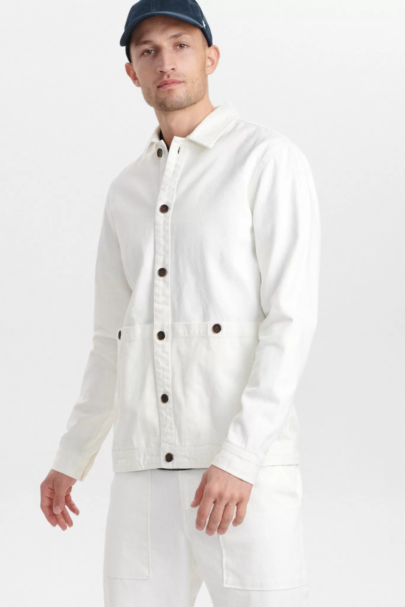 Anerkjendt Overshirts<Akoscar Twill Overshirt - Tofu