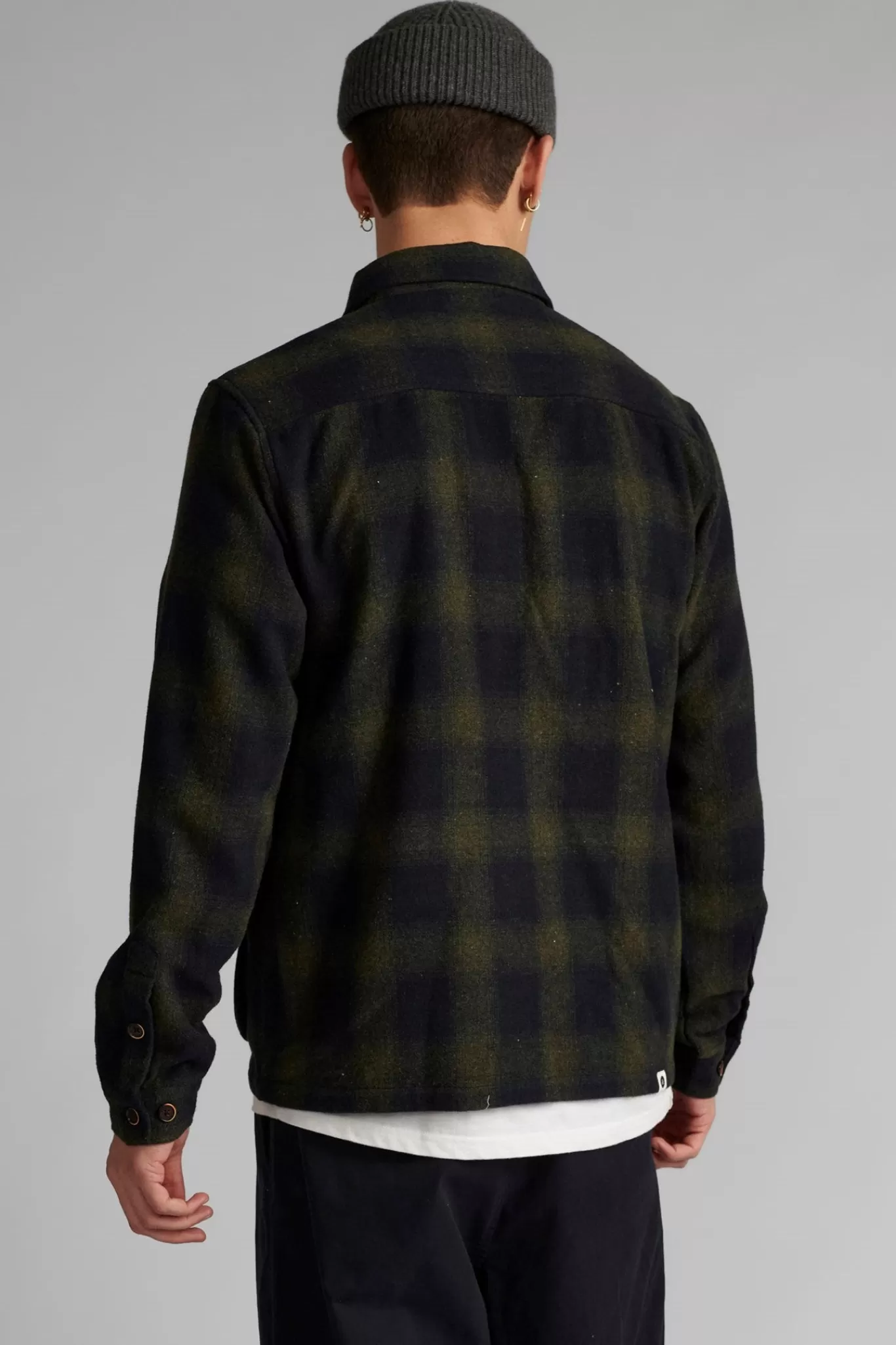 Anerkjendt Overshirts<Akoscar Wool Check Overshirt - Pacific