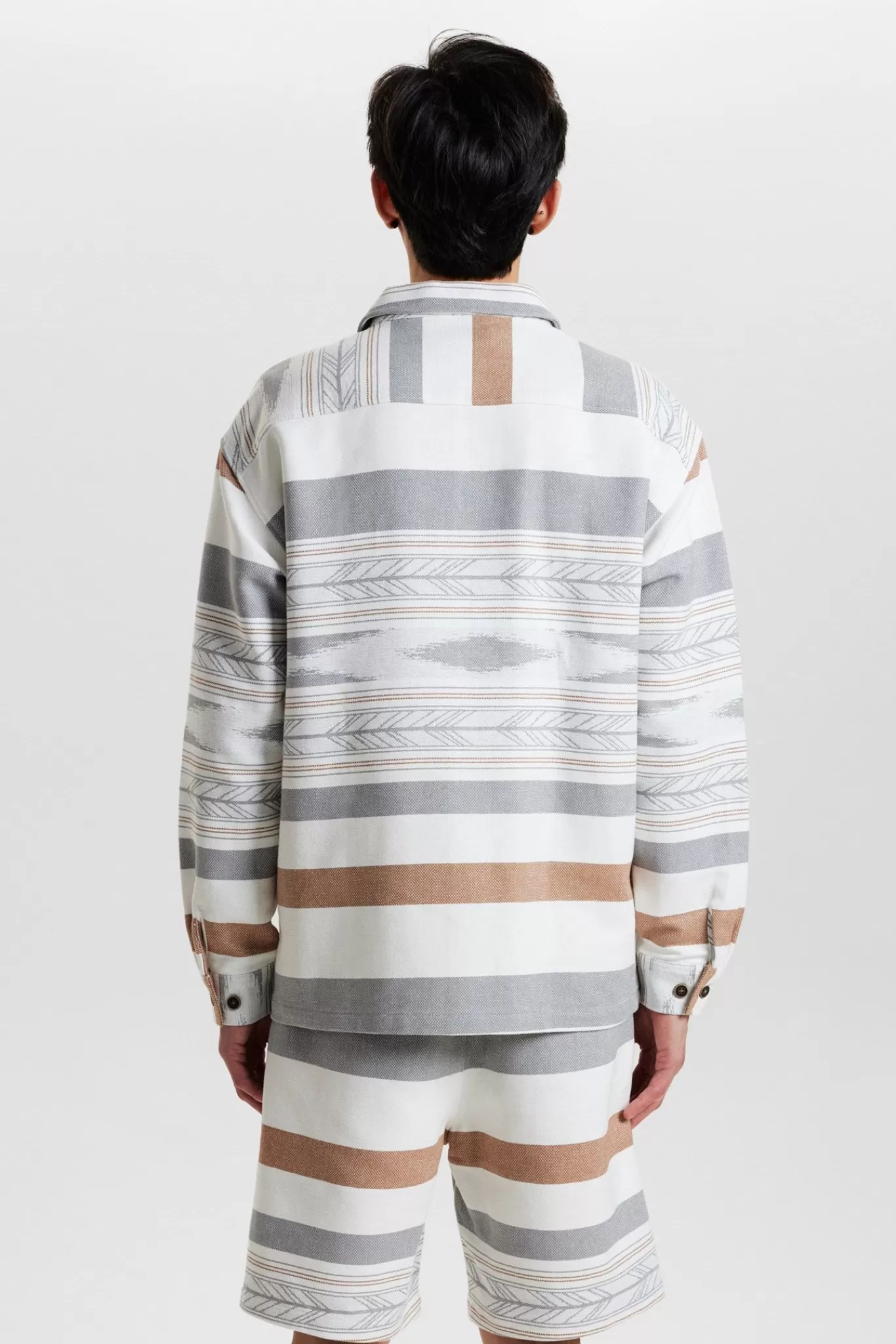 Anerkjendt Overshirts<Akotto Jacquard Os - Wood Thrush