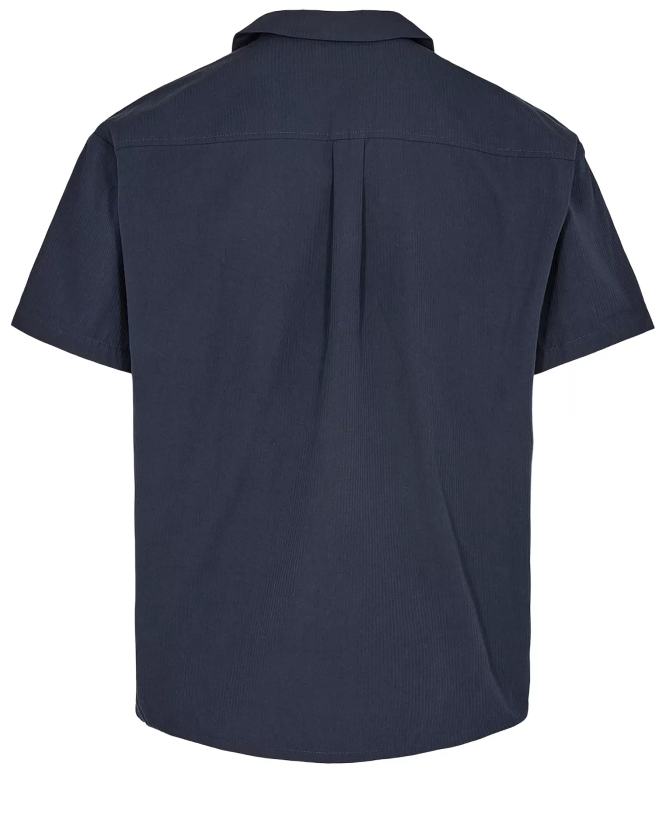 Anerkjendt Shirts<Akotto S/S Cotton Shirt - Dark Navy