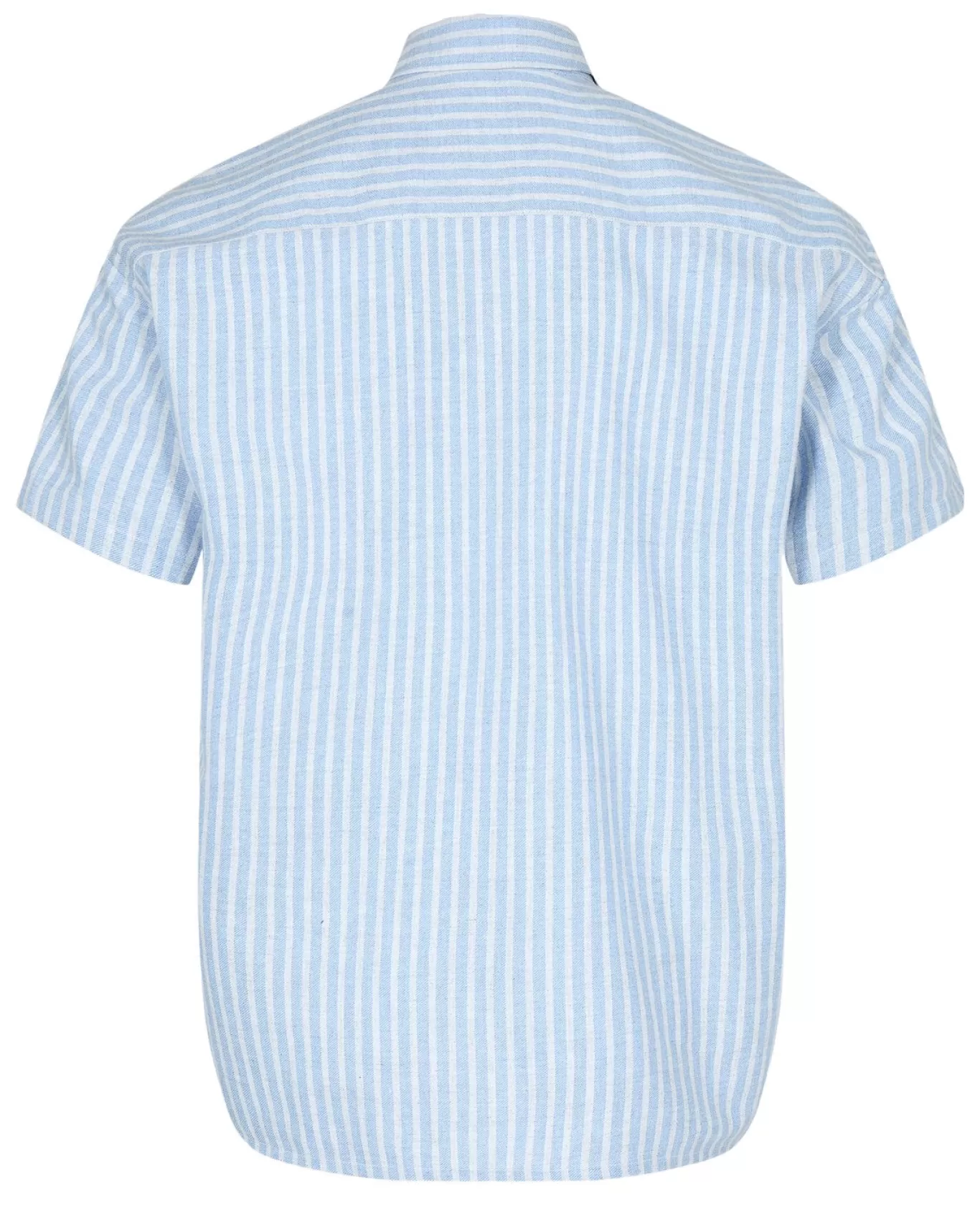 Anerkjendt Shirts<Akotto S/S Stripe Shirt - Sky Blue