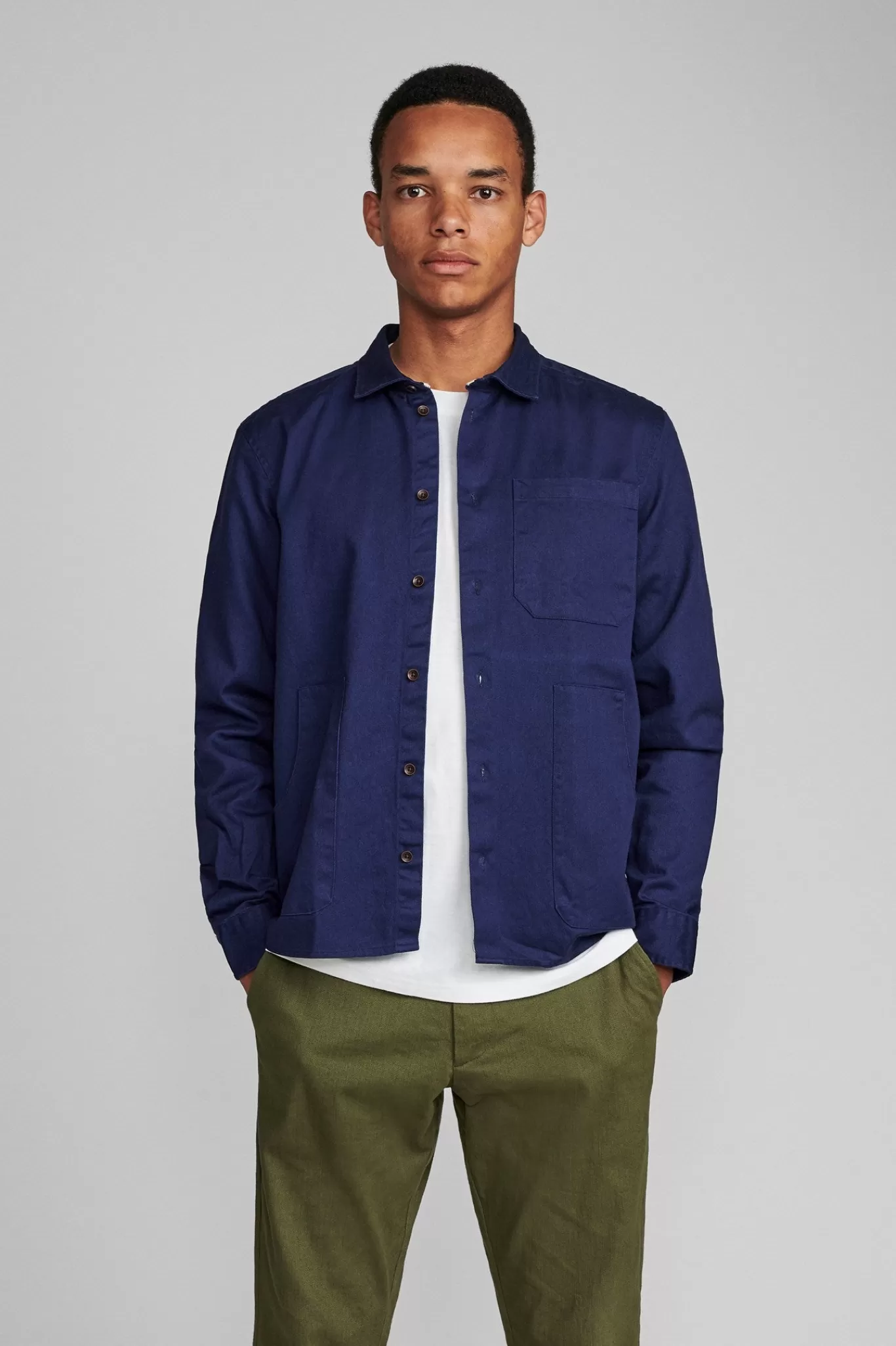 Anerkjendt Overshirts<Akotton Overshirt - Sky Captain