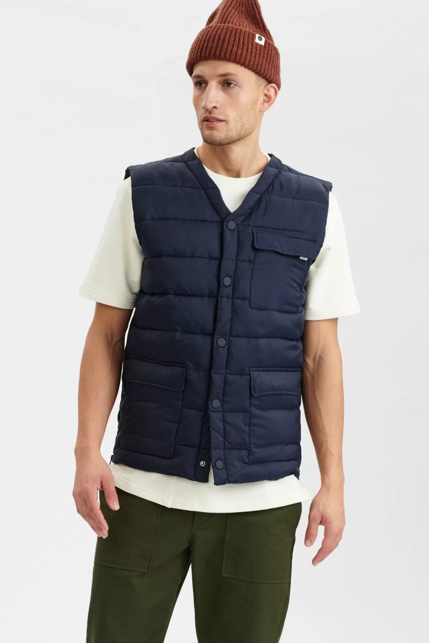 Anerkjendt Jackets & Coats<Akrasmus Padded Gilet - Sky Captain