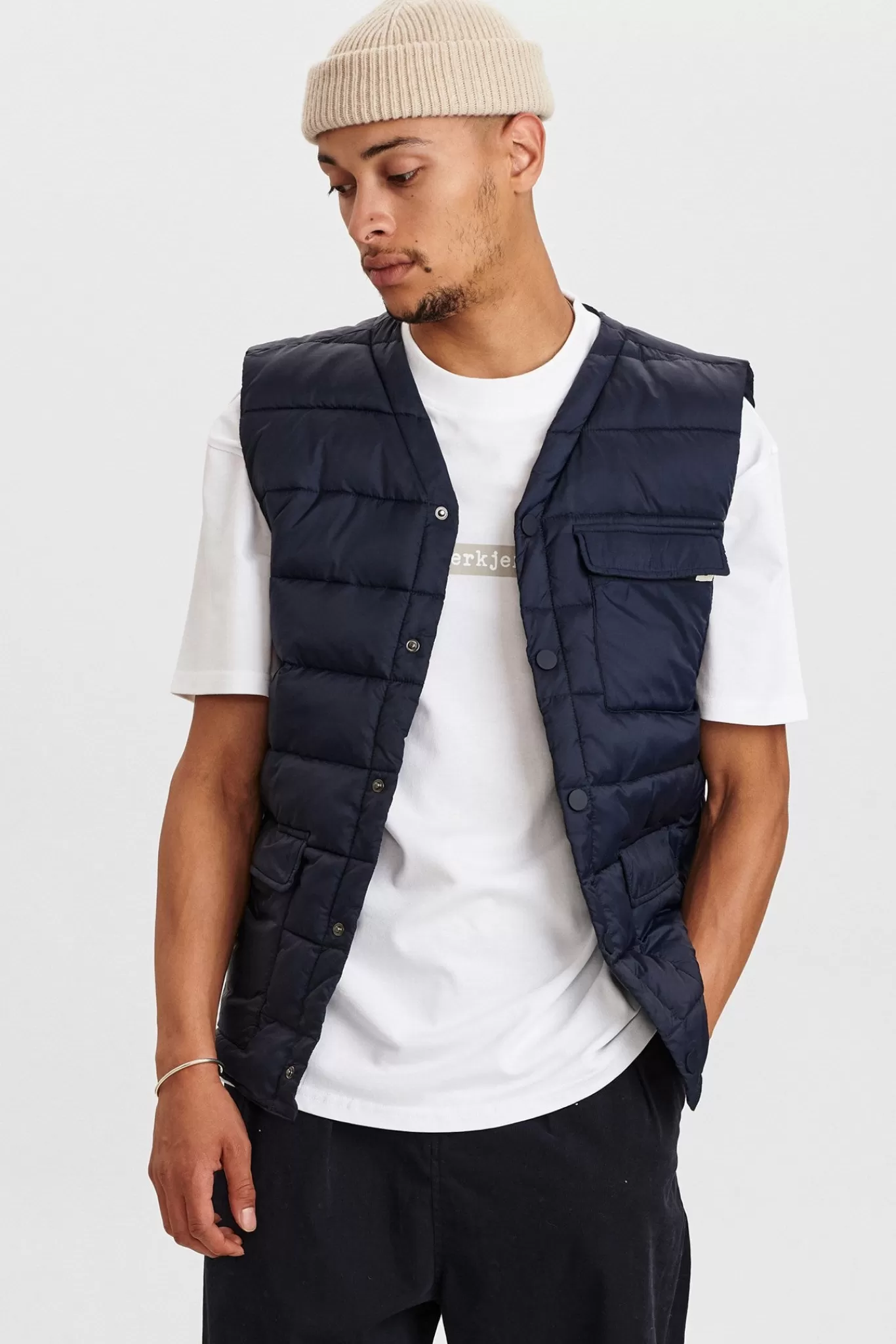 Anerkjendt Jackets & Coats<Akrasmus Padded Gilet - Sky Captain