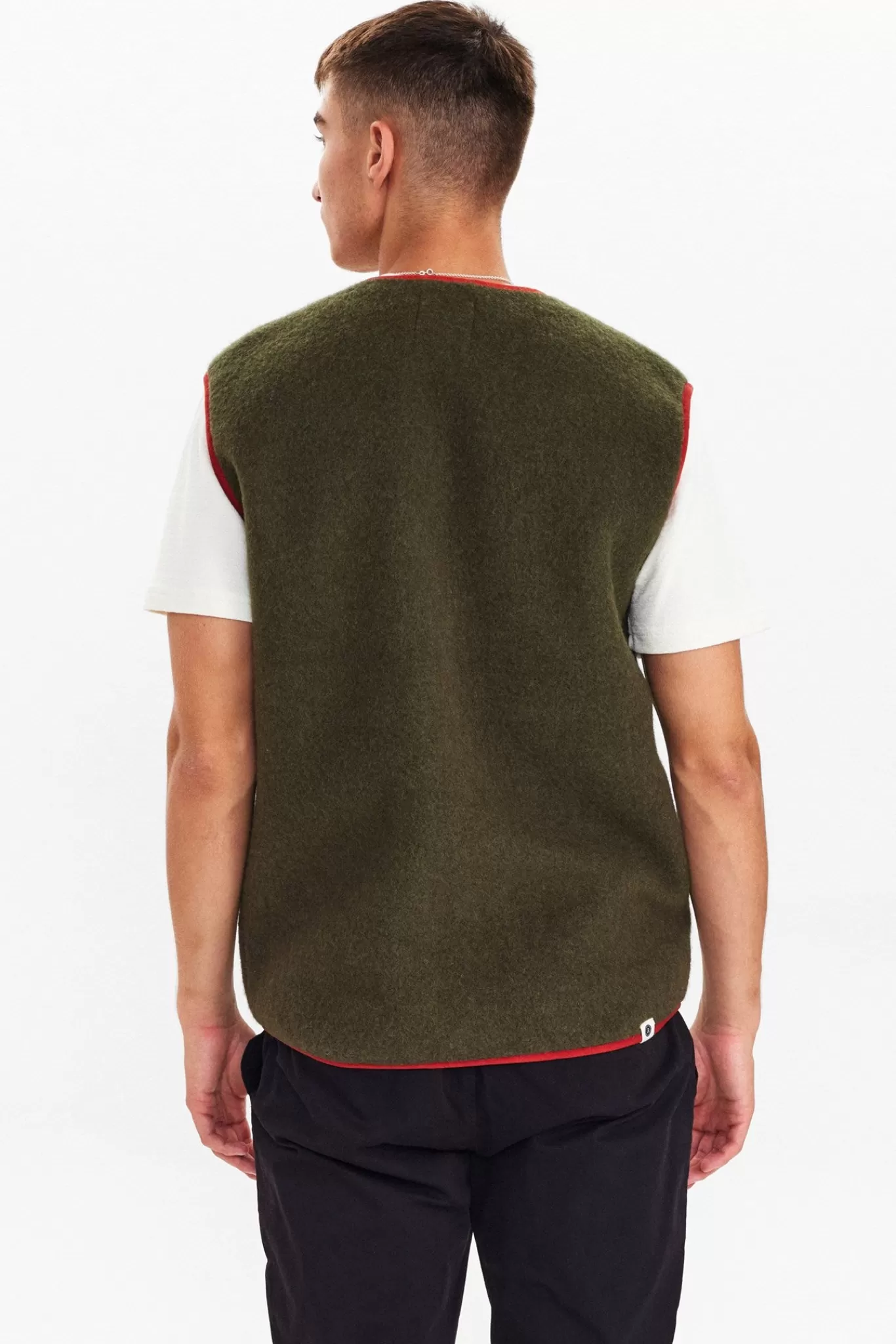 Anerkjendt Jackets & Coats<Akrasmus Wool Vest - Dark Olive