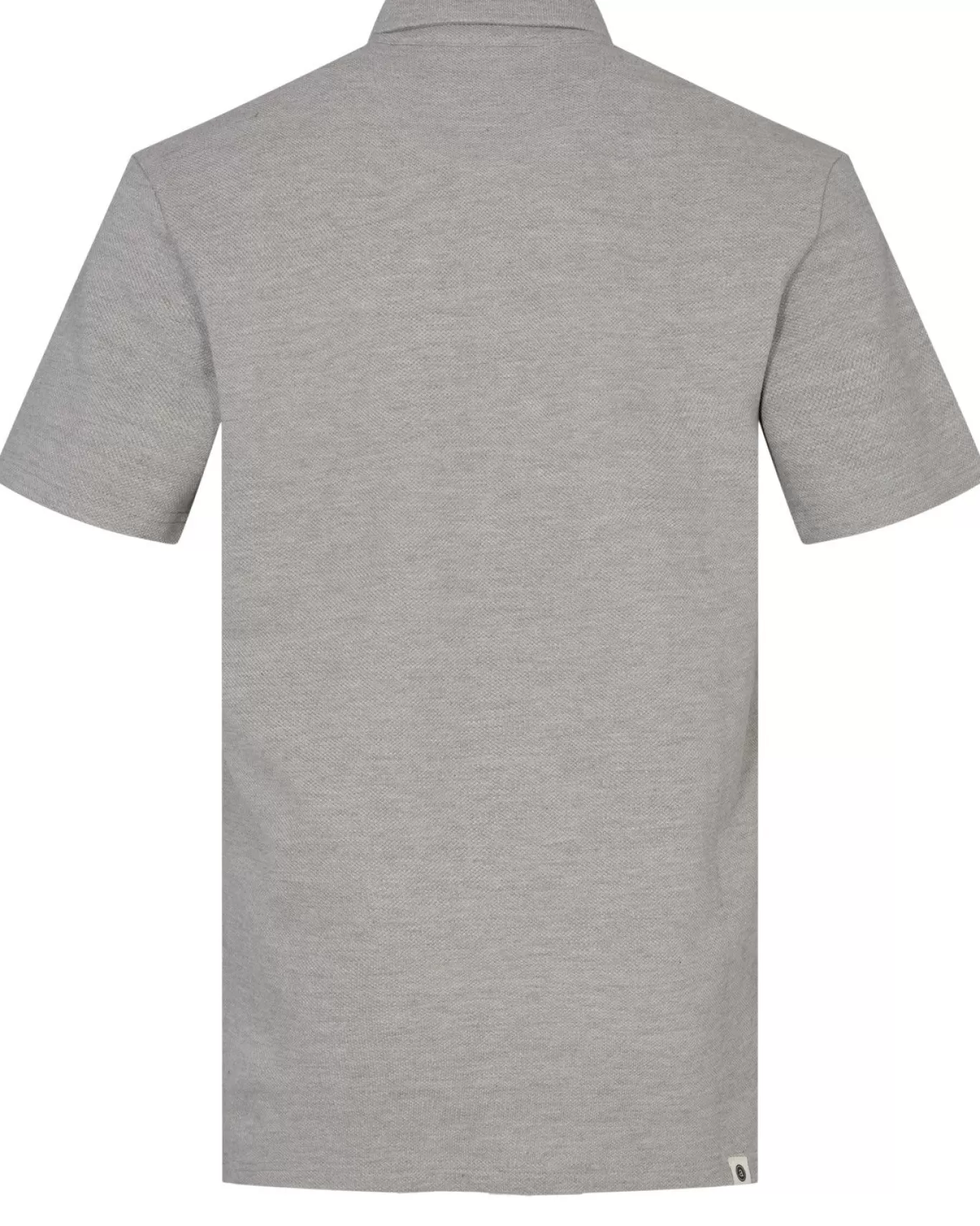 Anerkjendt Tees<Akrene Button Polo - Light Grey Mel