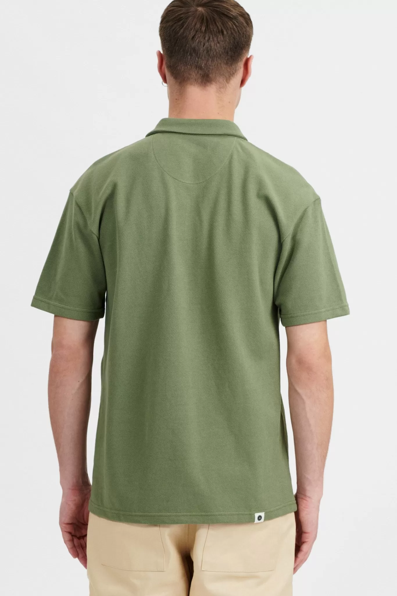 Anerkjendt Tees<Akrene Button Polo - Olivine