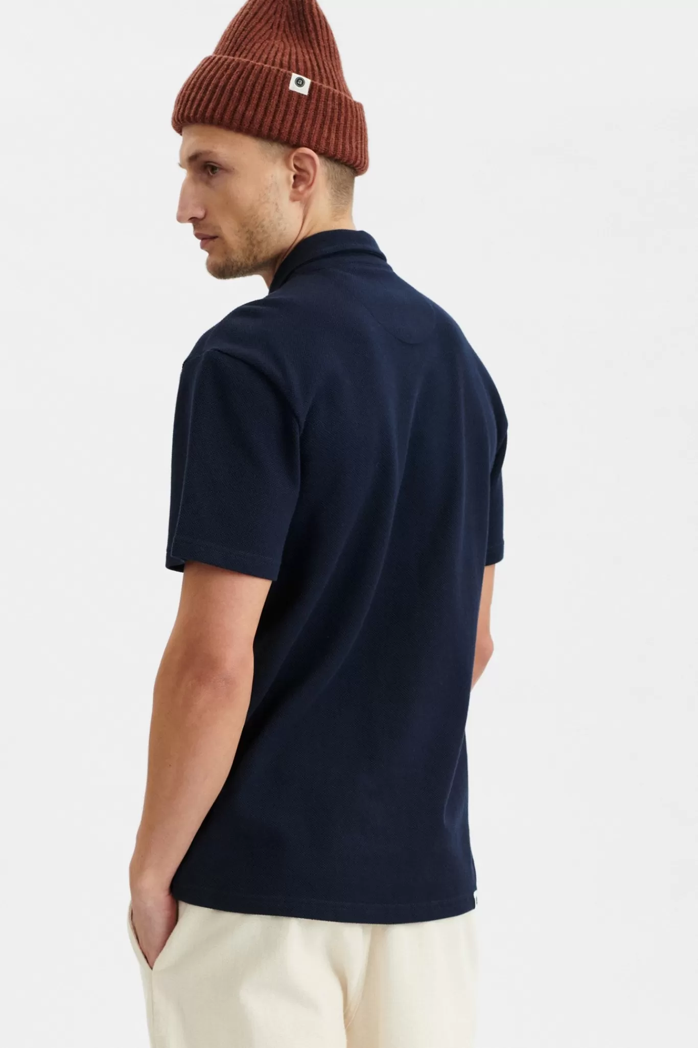 Anerkjendt Tees<Akrene Button Polo - Sky Captain