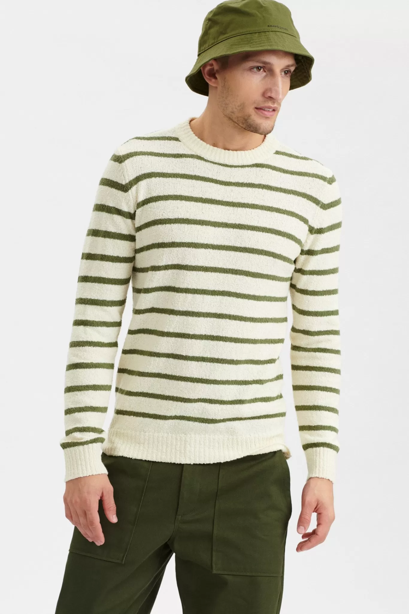 Anerkjendt Knits<Akrico Stripe Knit - Olivine