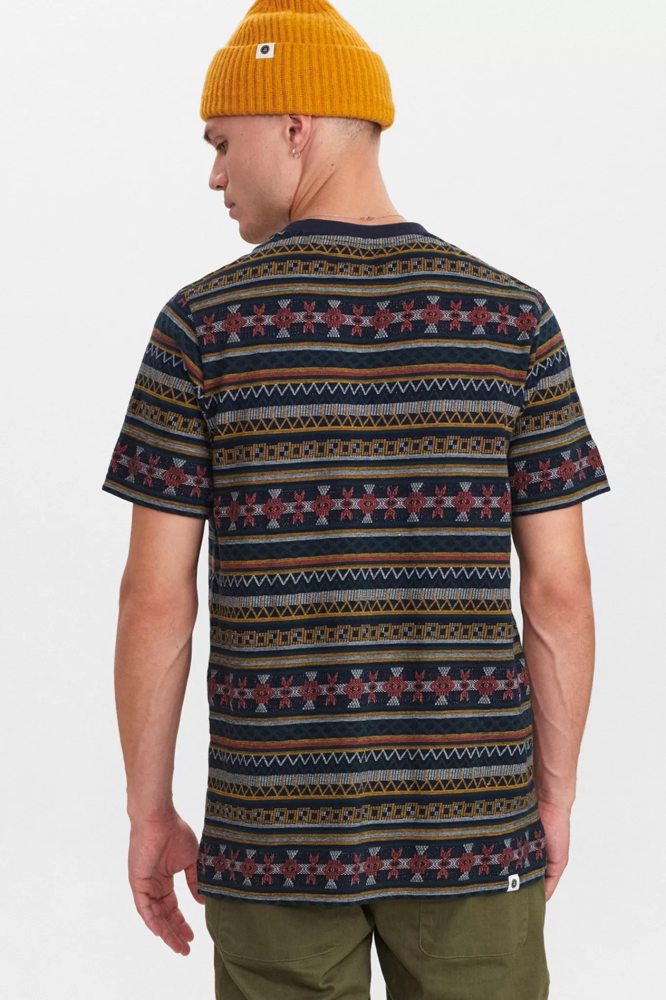 Anerkjendt Tees<Akrod Jacquard T Shirt - Chili