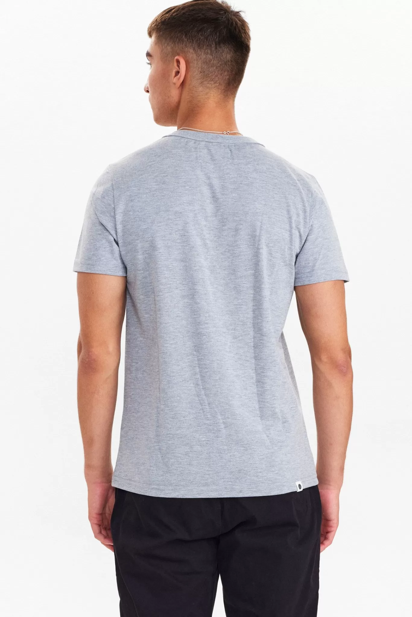 Anerkjendt Tees<Akrod Noos Tee - Light Grey Mel