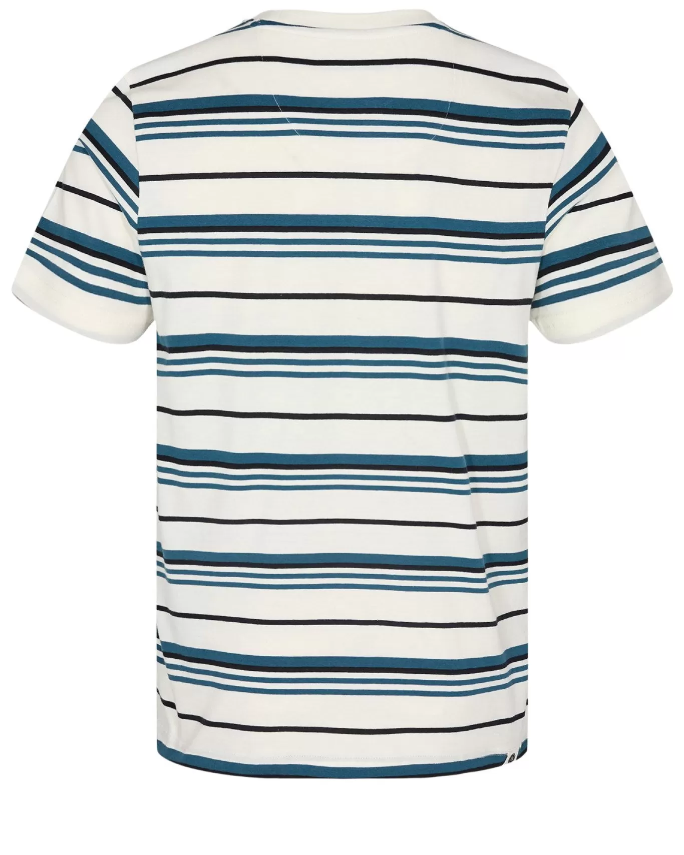 Anerkjendt Tees<Akrod S/S Multi Stripe - Dark Navy