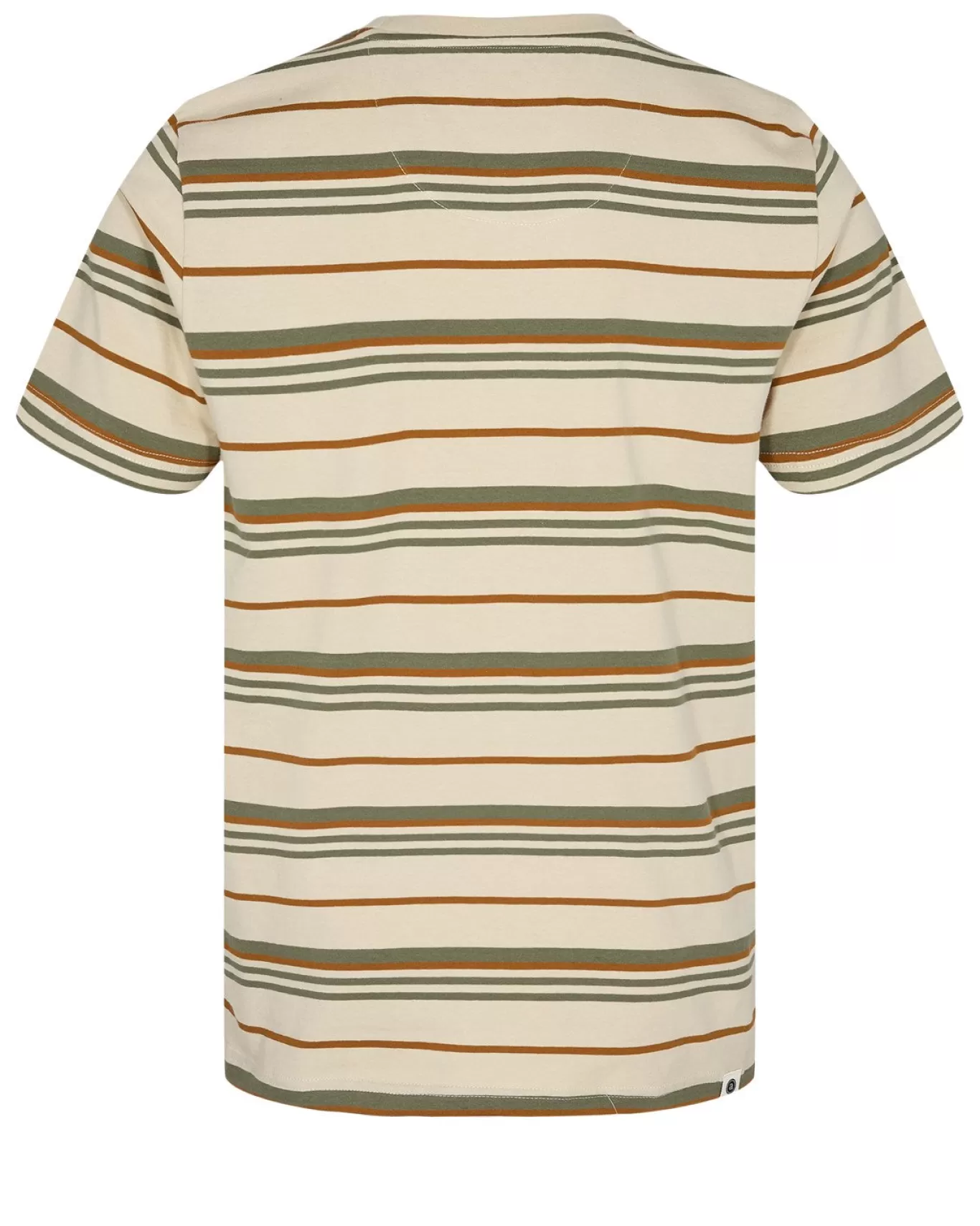 Anerkjendt Tees<Akrod S/S Multi Stripe - Olivine