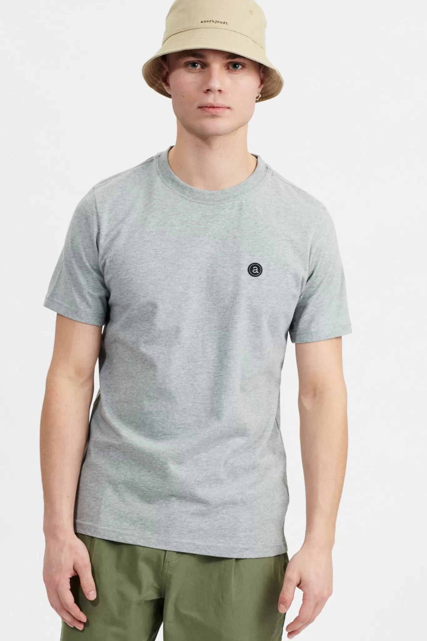 Anerkjendt Tees<Akrod T-Shirt - Noos - Light Grey Mel