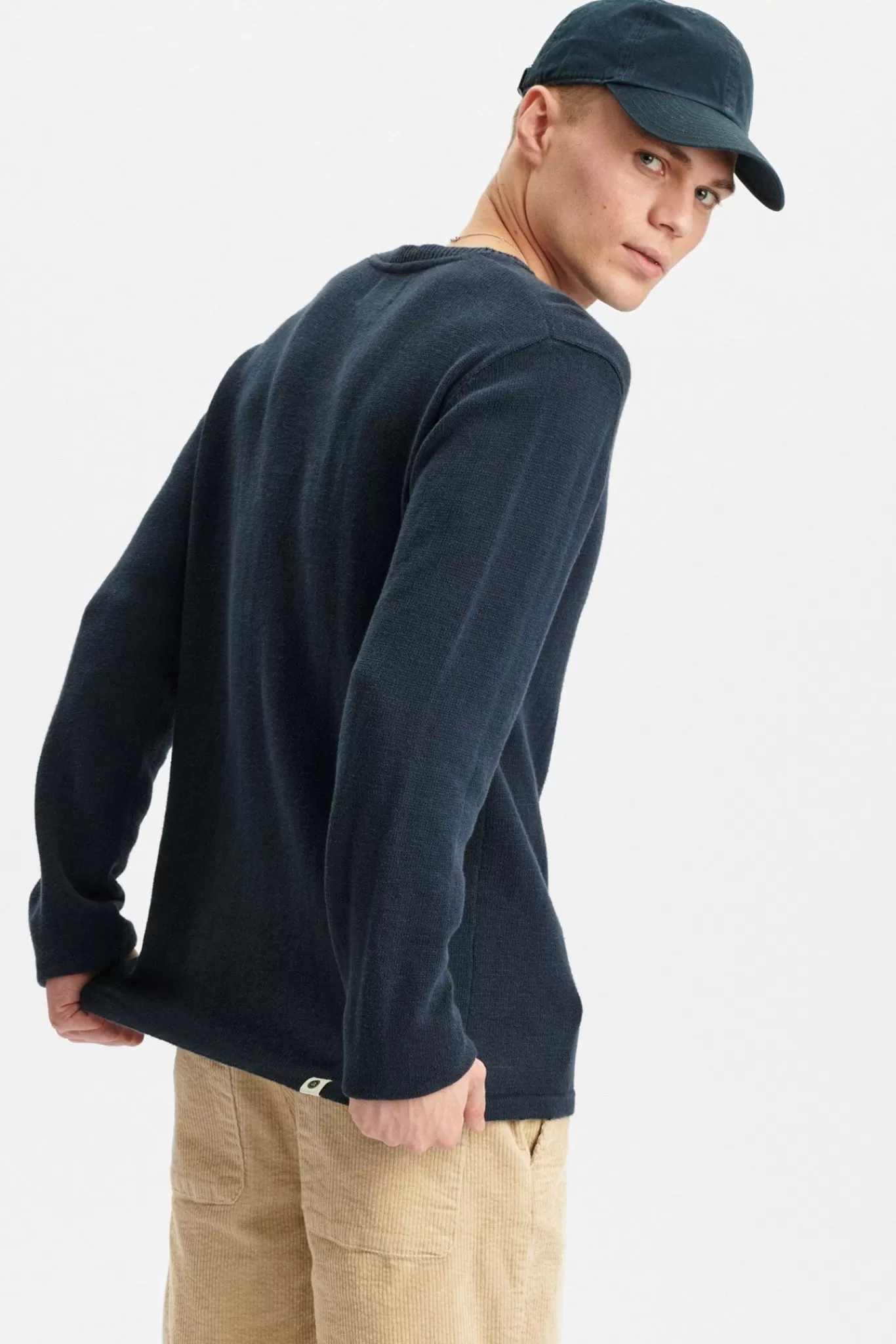 Anerkjendt Knits<Aksail Cotton Linen Knit - Sky Captain