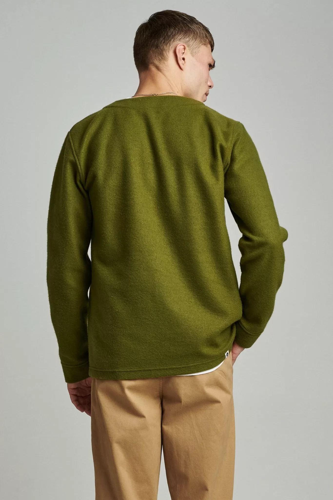 Anerkjendt Overshirts<Aksam V-Neck Cardigan - Vineyard Green