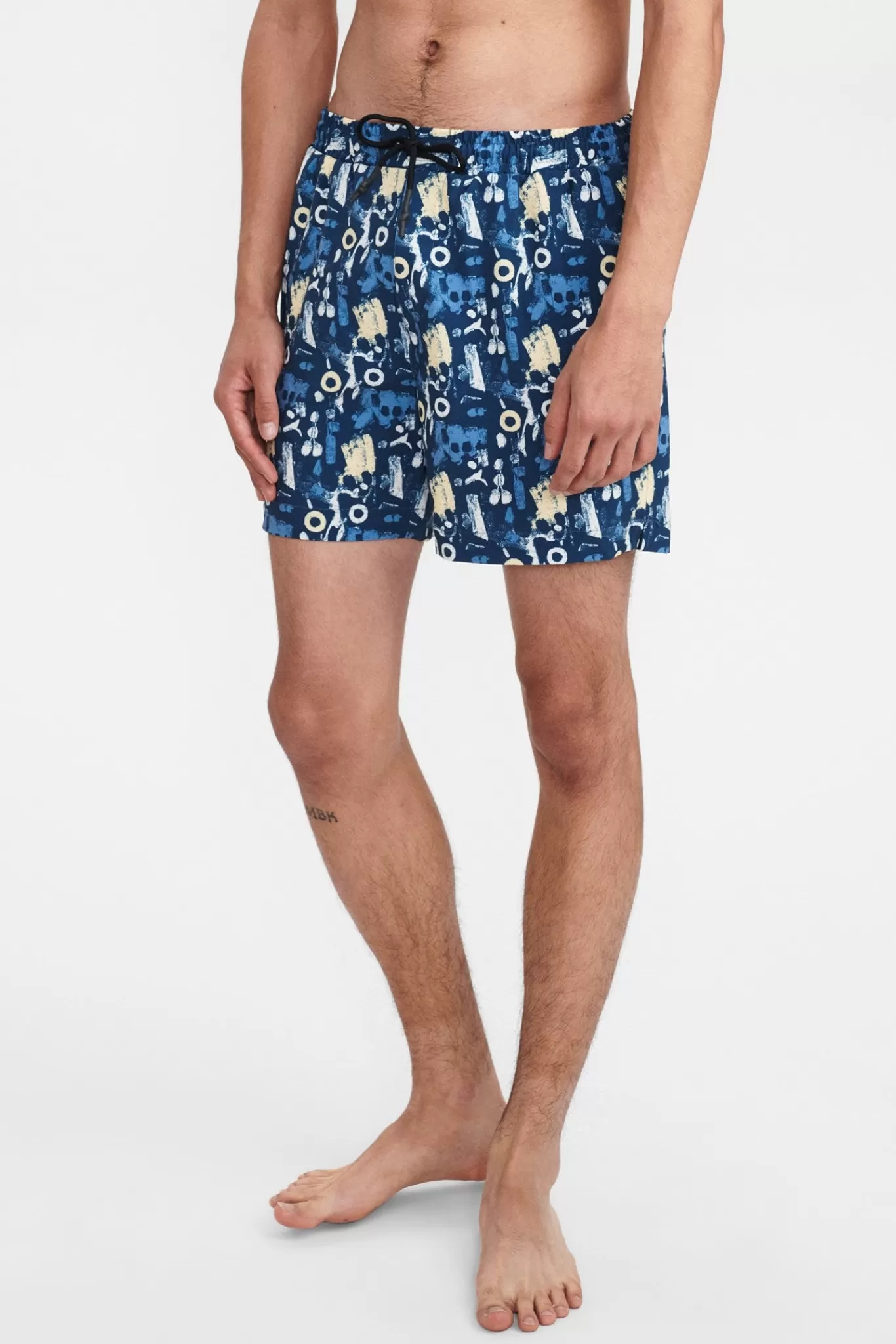 Anerkjendt Shorts<Akshark Aop Swimshorts - Cornet Blue