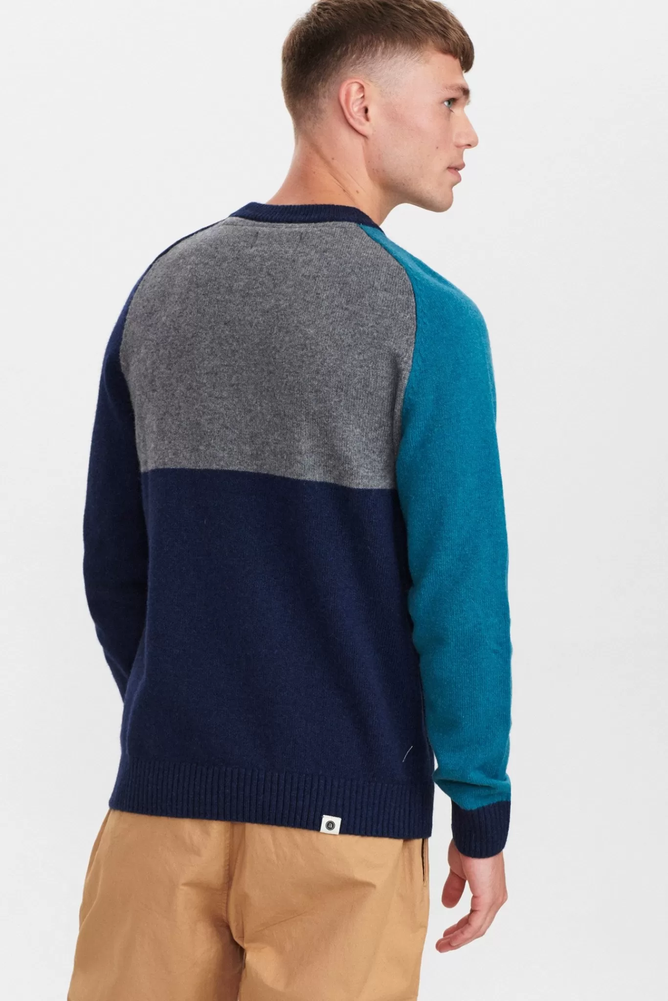 Anerkjendt Knits<Aksilas Crew Neck Lamswool - Pacific