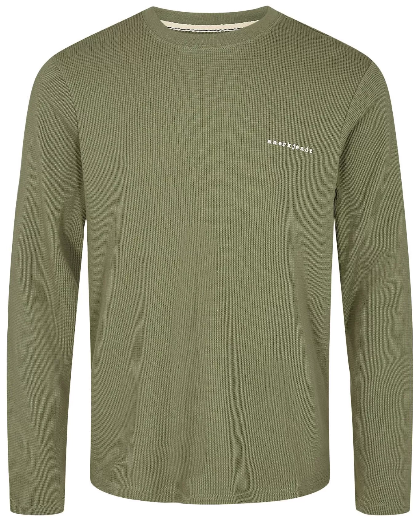 Anerkjendt Tees<Aksilo L/S Waffle Ls - Olivine