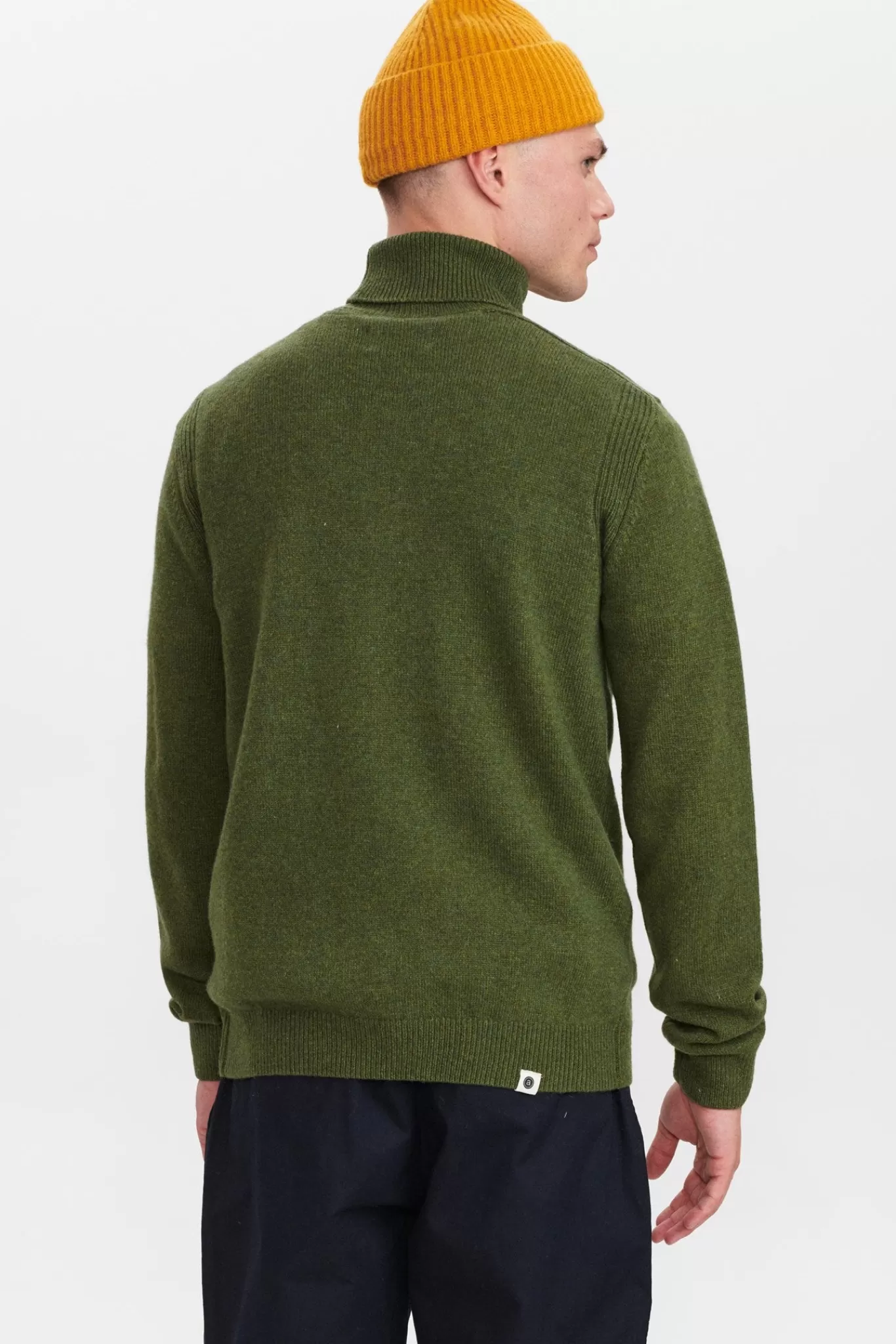 Anerkjendt Knits<Aksimon Lambswool Roll Neck Knit - Deep Forrest